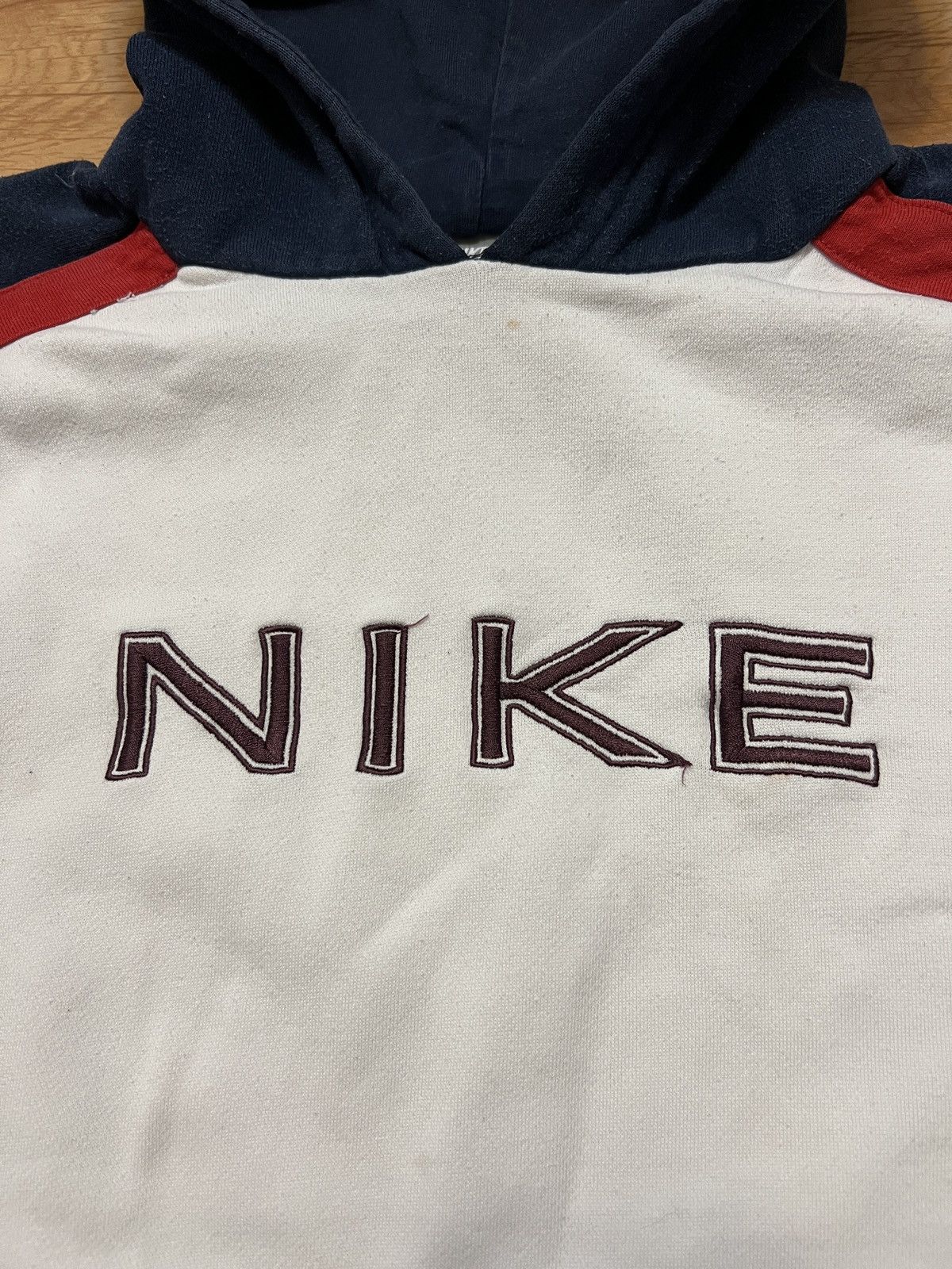 Nike Hoodie Nike vintage central logo central swoosh retro y2k Size S / US 4 / IT 40 - 2 Thumbnail