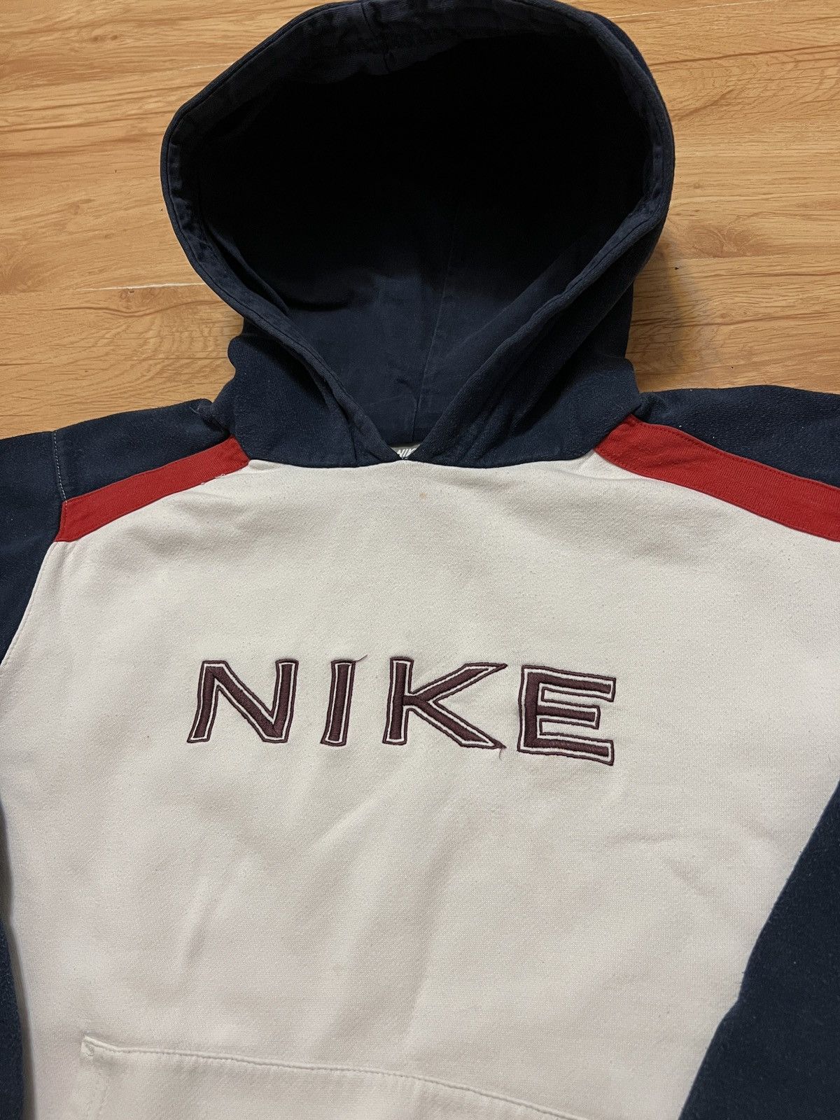 Nike Hoodie Nike vintage central logo central swoosh retro y2k Size S / US 4 / IT 40 - 3 Thumbnail