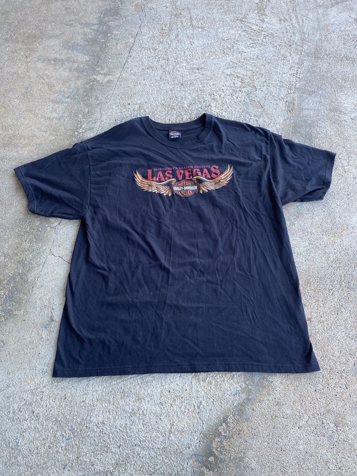 Harley Davidson × Vintage Vintage Y2K Harley Davidson Las Vegas Poker Shirt Size US XXL / EU 58 / 5 - 1 Thumbnail