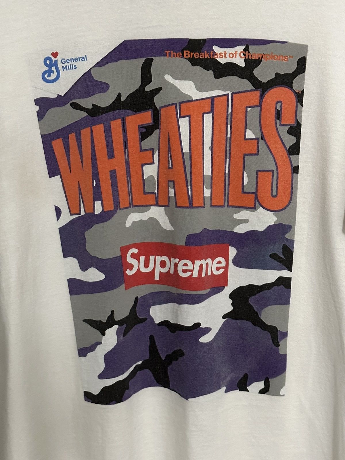 Supreme Supreme Wheaties Tee Size US M / EU 48-50 / 2 - 2 Thumbnail
