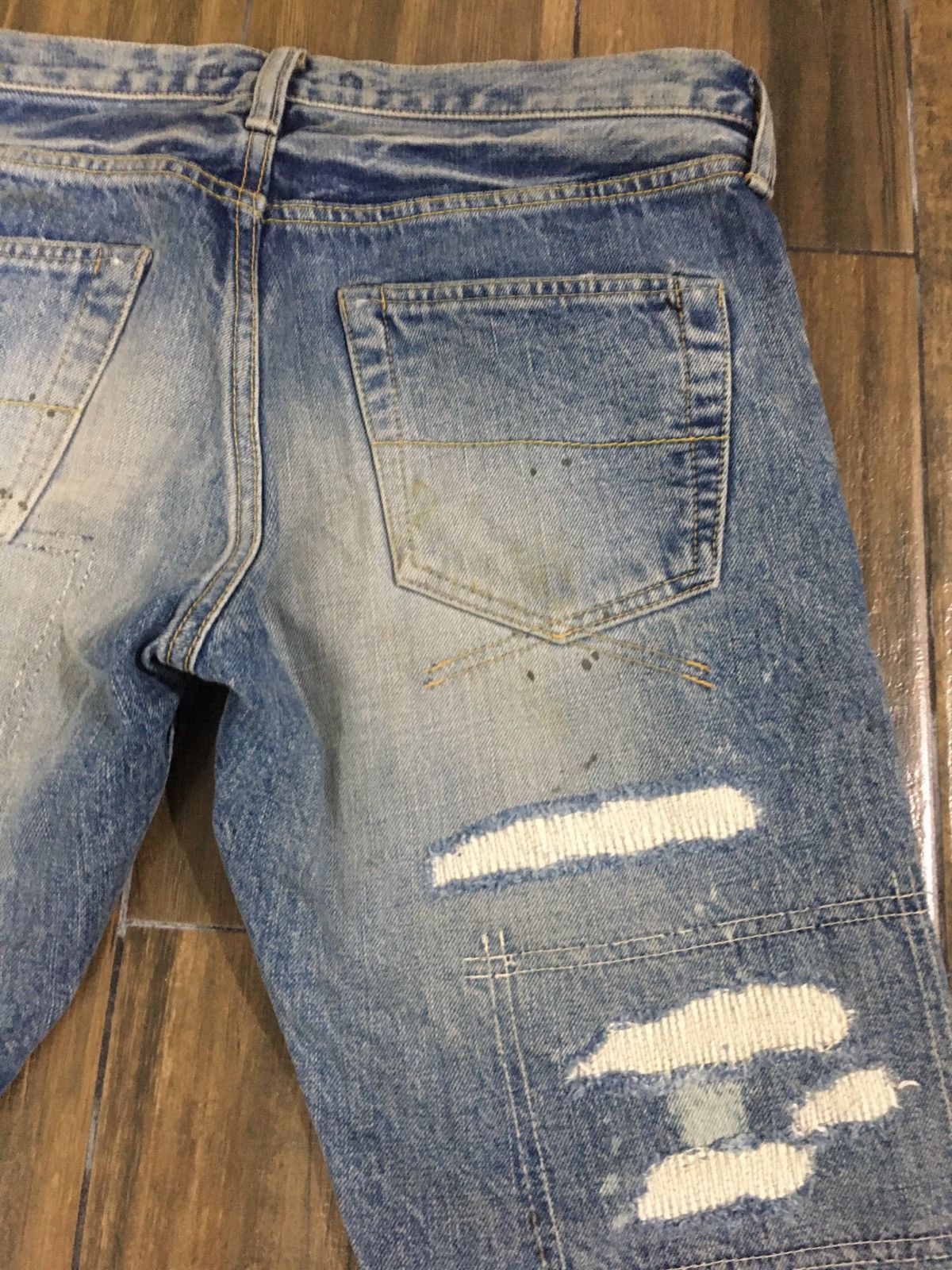 Maison MIHARA YASUHIRO 🔥STEALS🔥MIHARAYASUHIRO PATCHWORK SELVEDGE TROUSERS JEANS Size US 34 / EU 50 - 8 Thumbnail