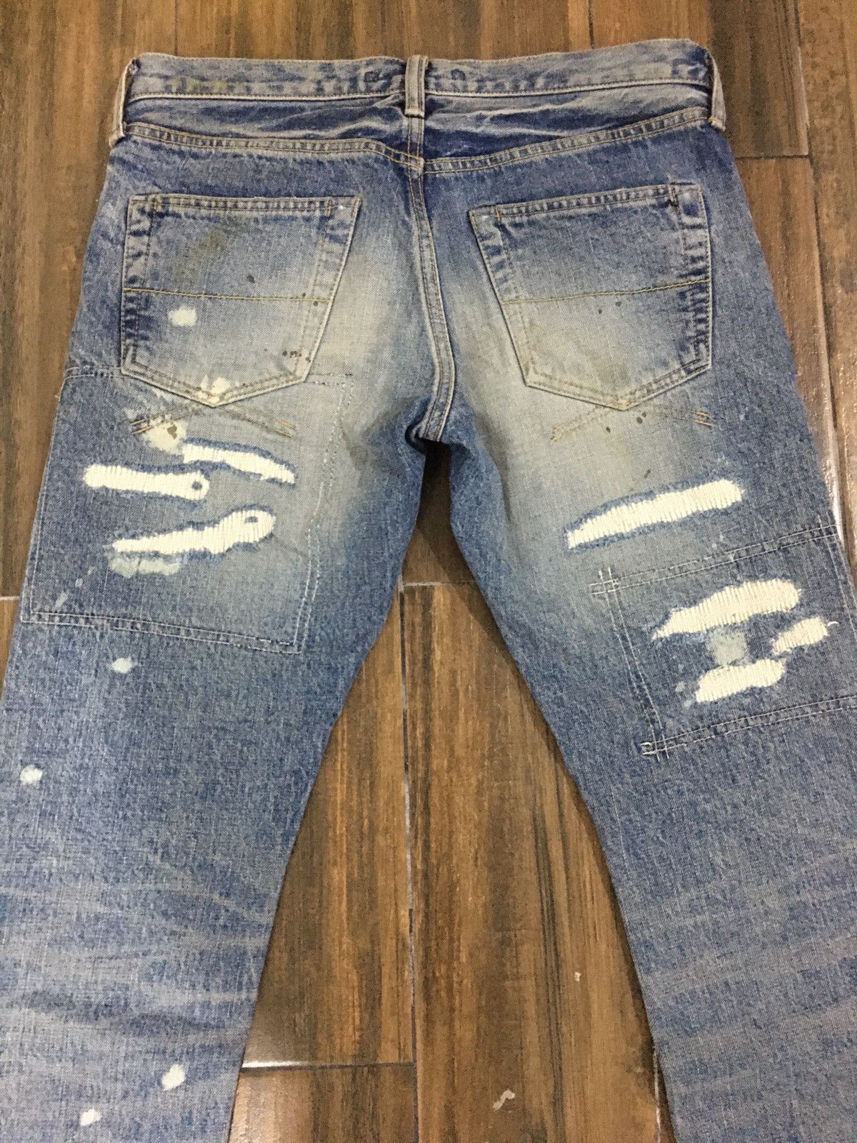 Maison MIHARA YASUHIRO 🔥STEALS🔥MIHARAYASUHIRO PATCHWORK SELVEDGE TROUSERS JEANS Size US 34 / EU 50 - 4 Thumbnail