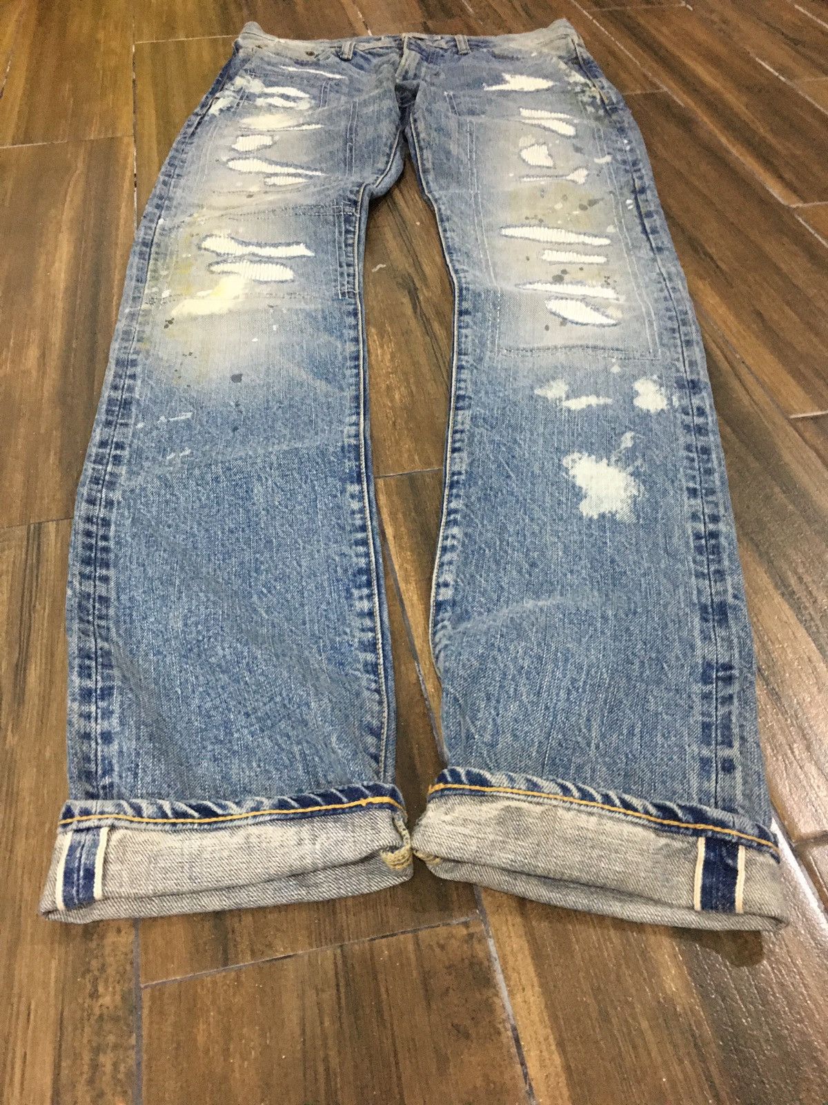 Maison MIHARA YASUHIRO 🔥STEALS🔥MIHARAYASUHIRO PATCHWORK SELVEDGE TROUSERS JEANS Size US 34 / EU 50 - 15 Thumbnail