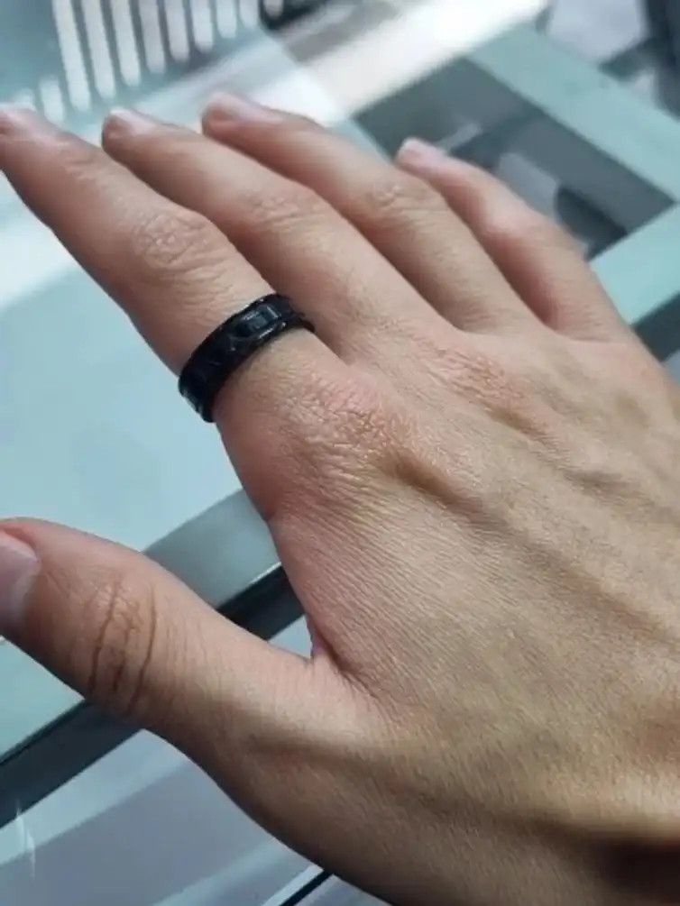 Jewelry Black Color Roman Ring Size ONE SIZE - 4 Thumbnail