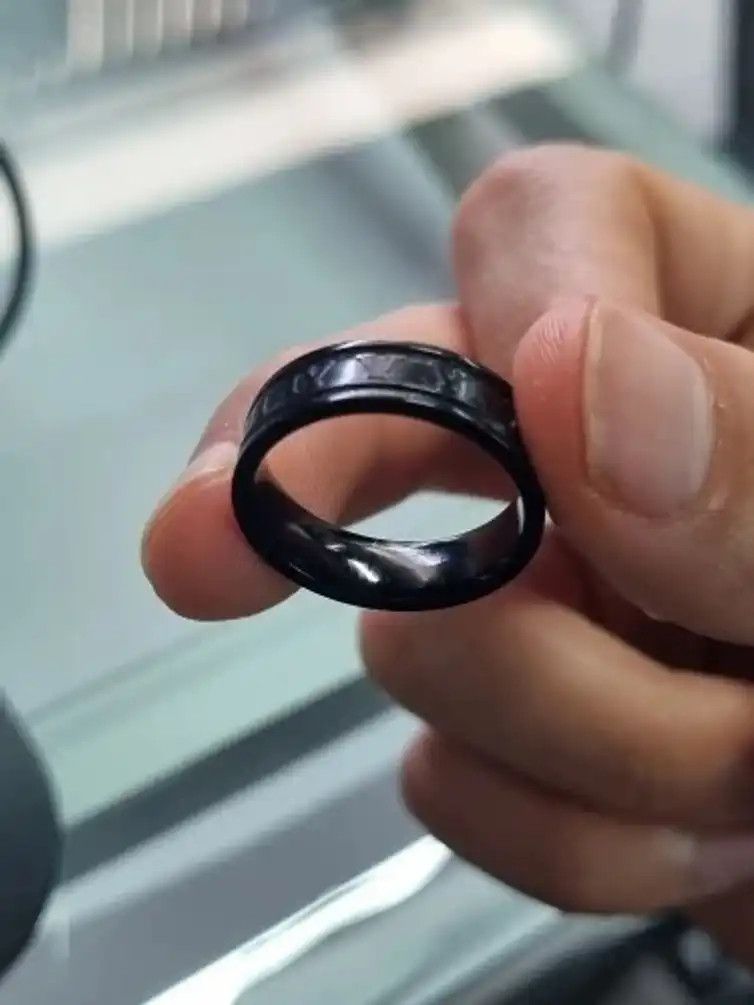 Jewelry Black Color Roman Ring Size ONE SIZE - 3 Thumbnail