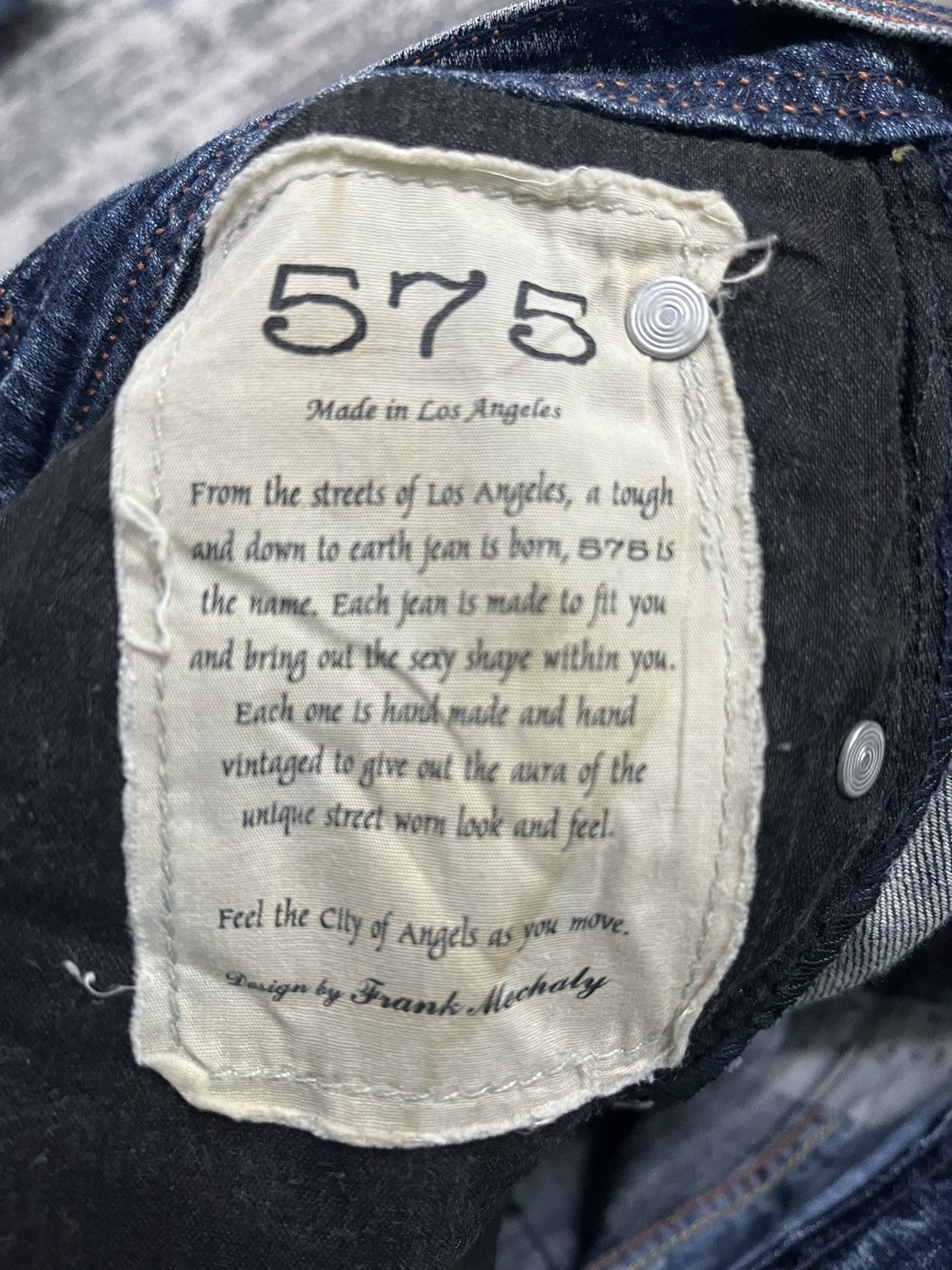 Vintage 575 Los Angeles Distressed Denim Brand USA Made Size US 30 / EU 46 - 13 Thumbnail