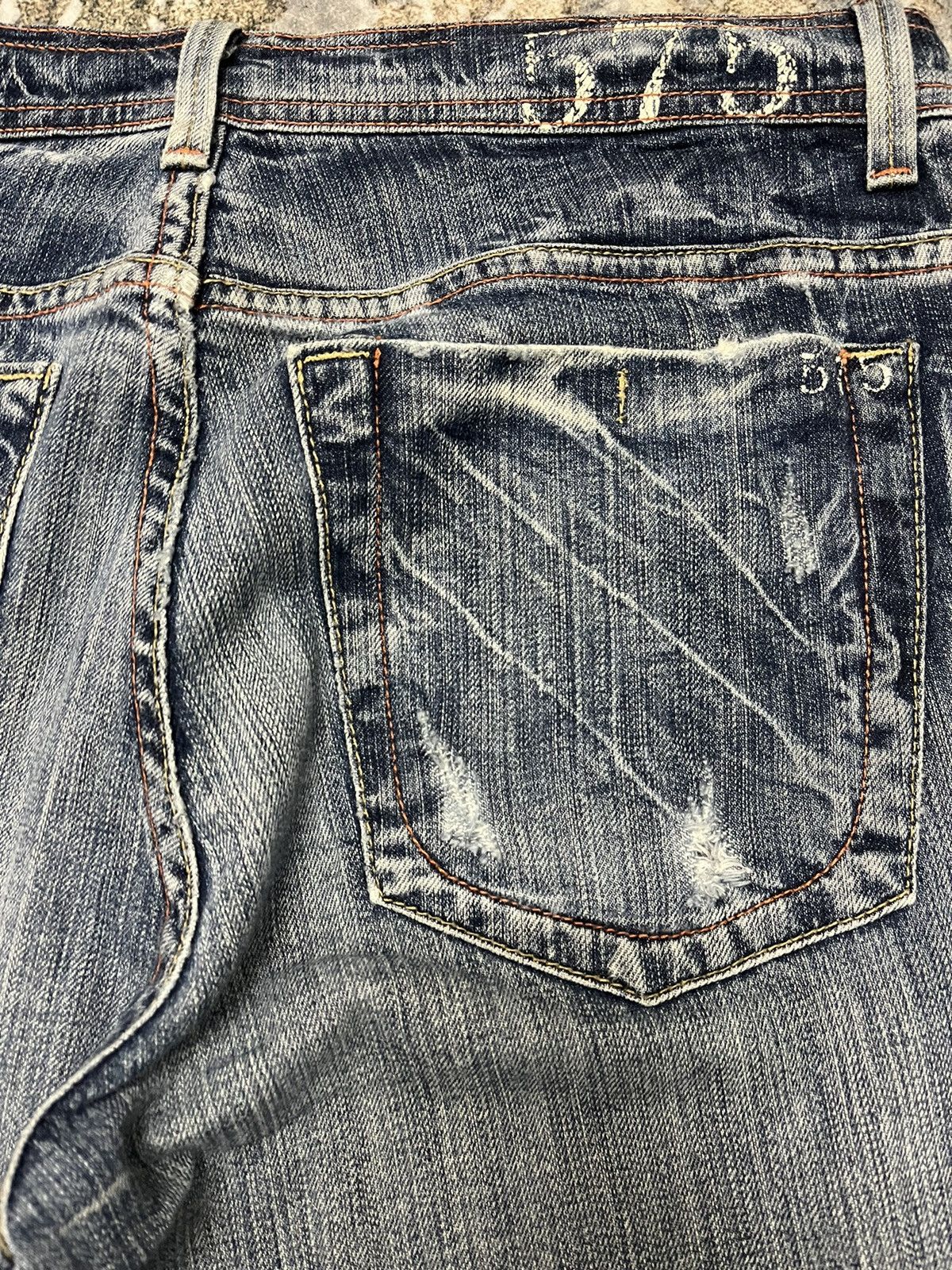 Vintage 575 Los Angeles Distressed Denim Brand USA Made Size US 30 / EU 46 - 10 Thumbnail