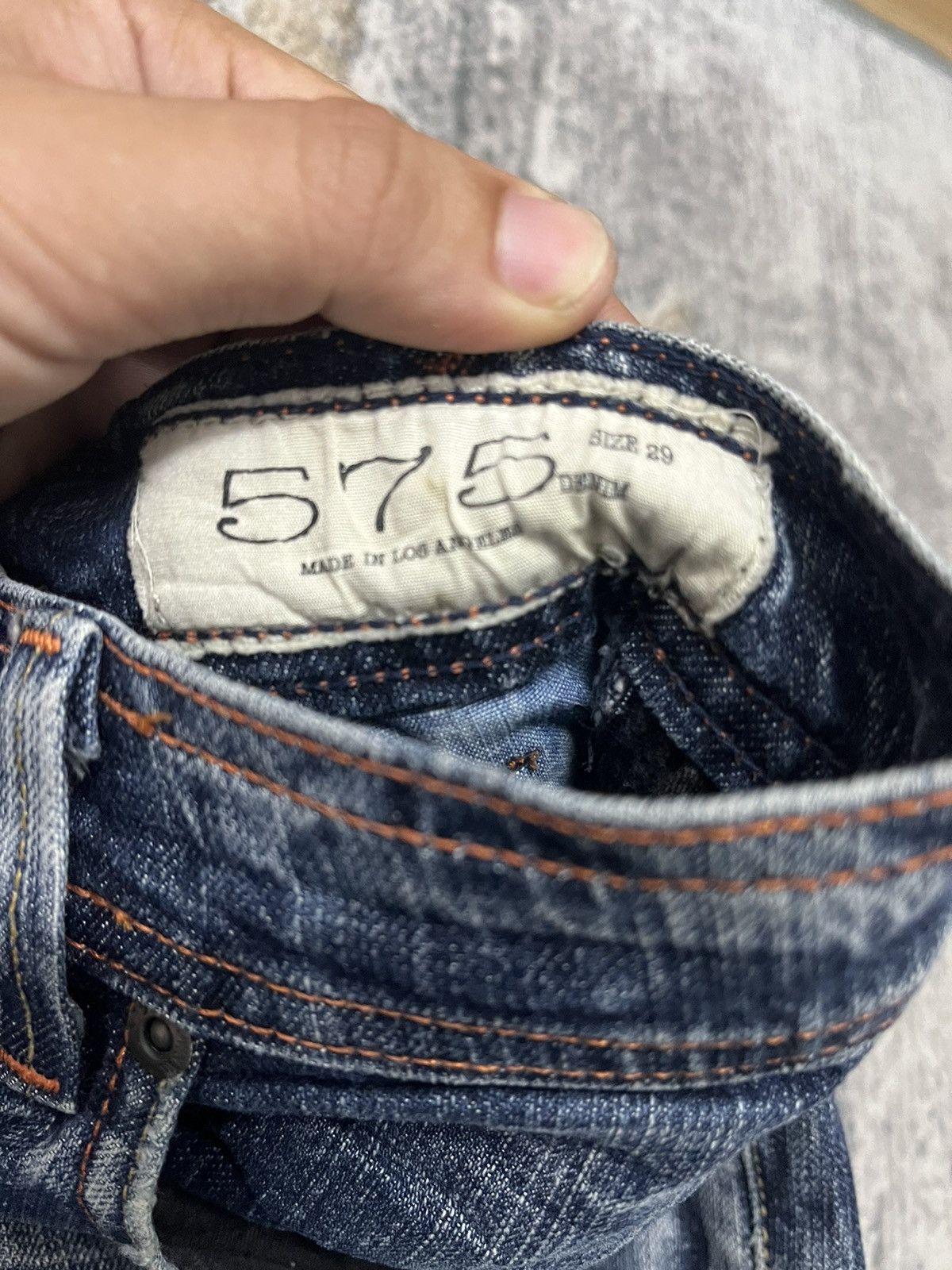 Vintage 575 Los Angeles Distressed Denim Brand USA Made Size US 30 / EU 46 - 12 Thumbnail