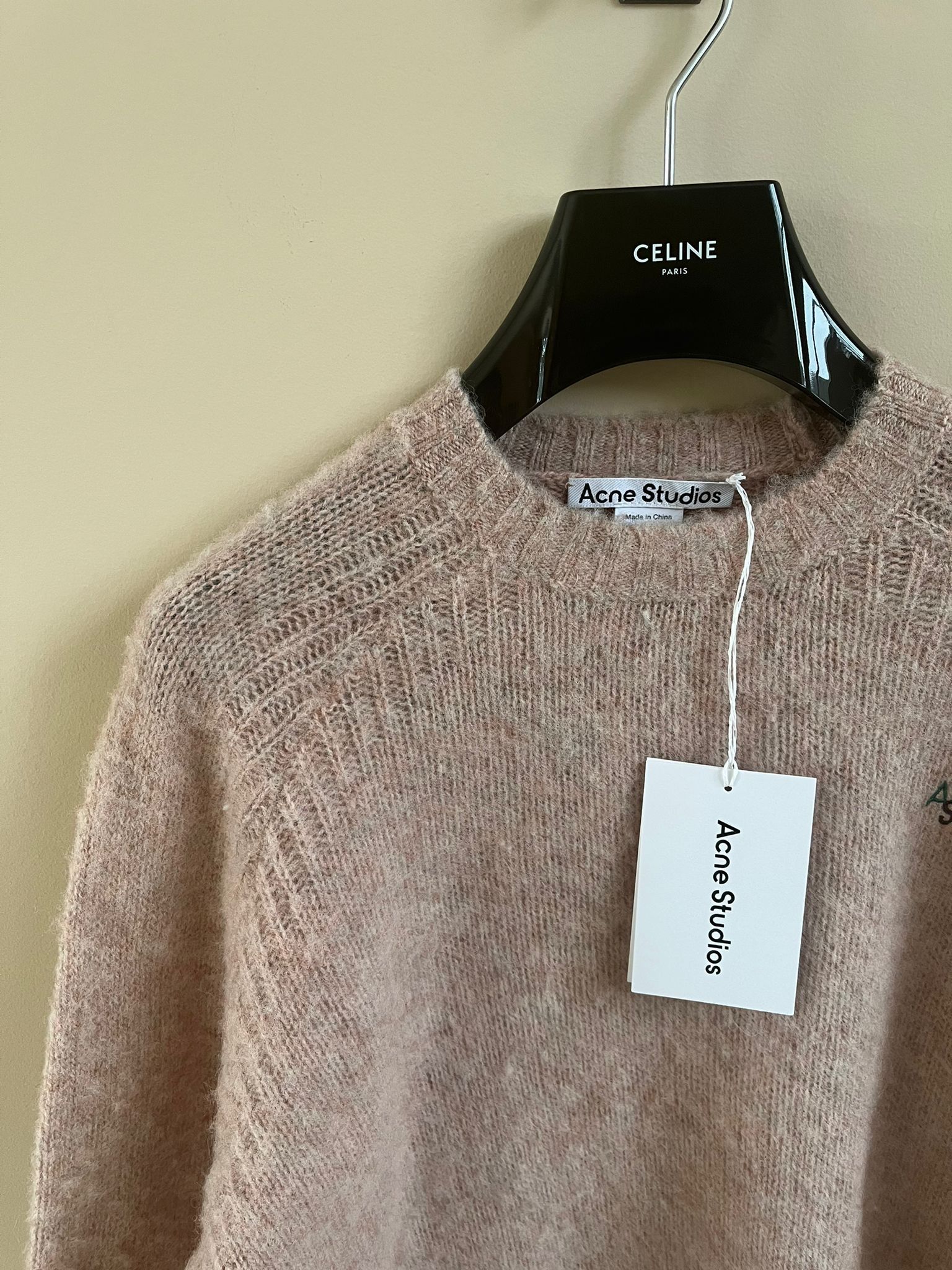 Acne Studios FN-MN-KNIT000278 in Pastel Pink Color Size US L / EU 52-54 / 3 - 7 Thumbnail