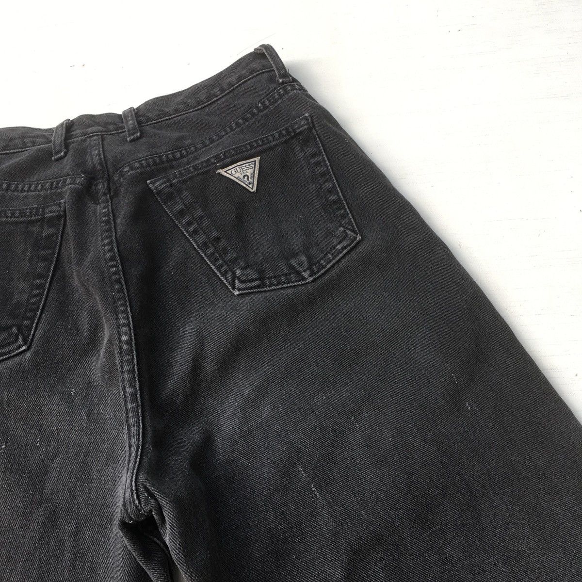 Guess × Vintage Vintage Guess Jeans Faded Black High Rise Size 28" / US 6 / IT 42 - 15 Thumbnail