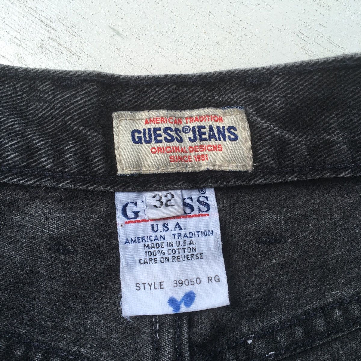 Guess × Vintage Vintage Guess Jeans Faded Black High Rise Size 28" / US 6 / IT 42 - 3 Thumbnail