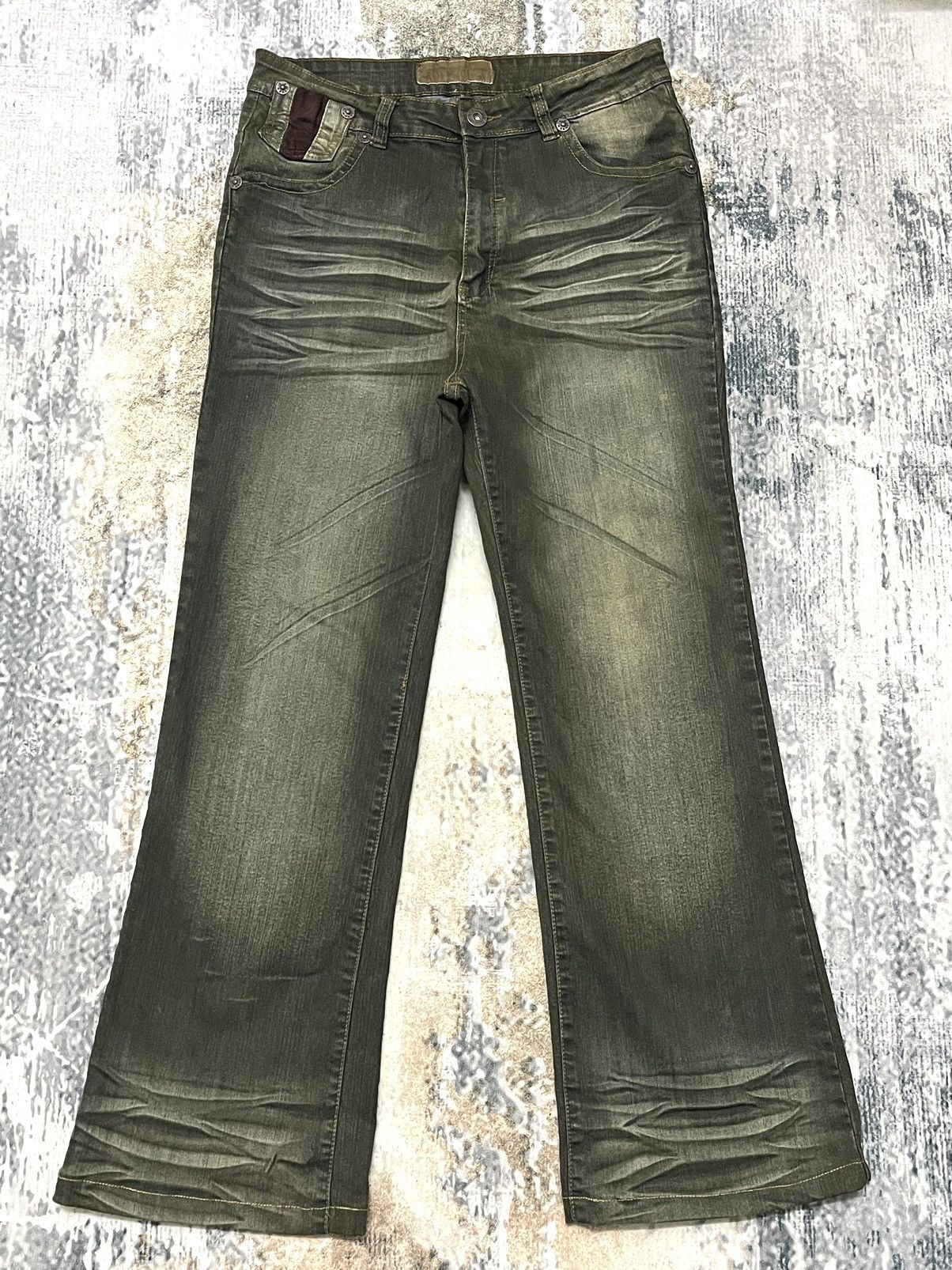 MyQ Boot Cut Zipper Japanase Brand Denim Jeans