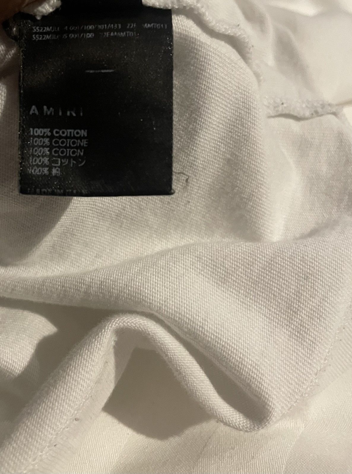 Amiri Amiri T-shirt white Size US L / EU 52-54 / 3 - 5 Thumbnail