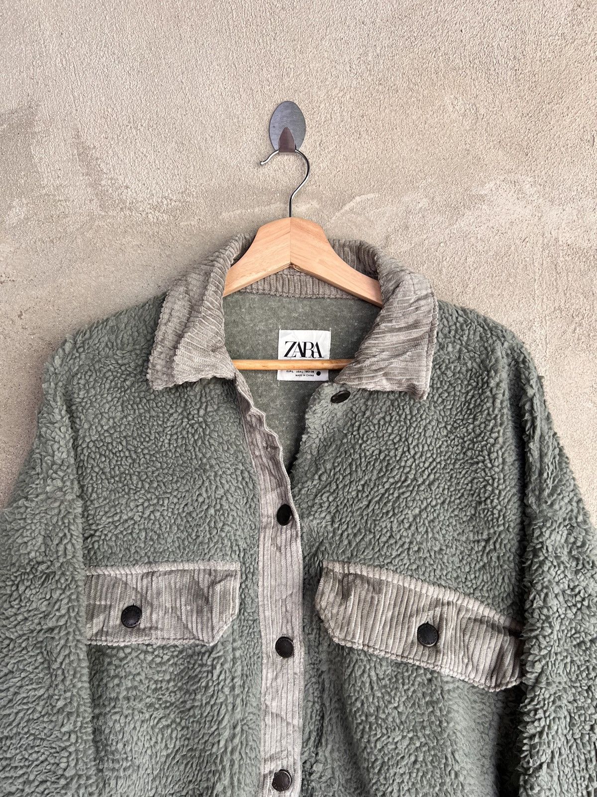 Zara Zara Fleece Jacket Size US L / EU 52-54 / 3 - 3 Thumbnail
