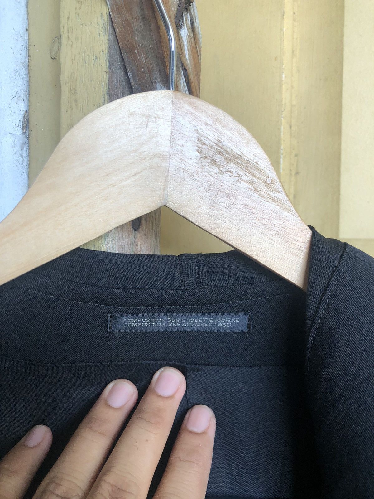 Yohji Yamamoto Yohji Yamamoto Pour Homme Double Breasted Long Coat Hoodie Size US L / EU 52-54 / 3 - 17 Thumbnail