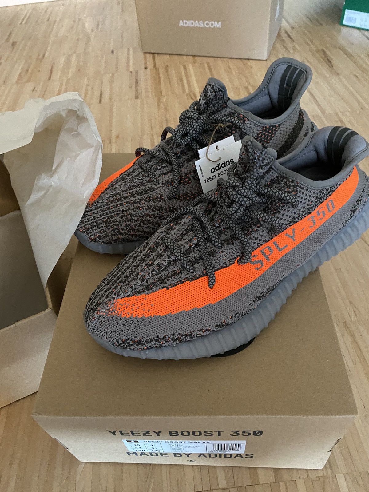 adidas gazelle silver green womens adidas Yeezy Boost 350 V2 Slate Size 5Y / 6W main image 1
