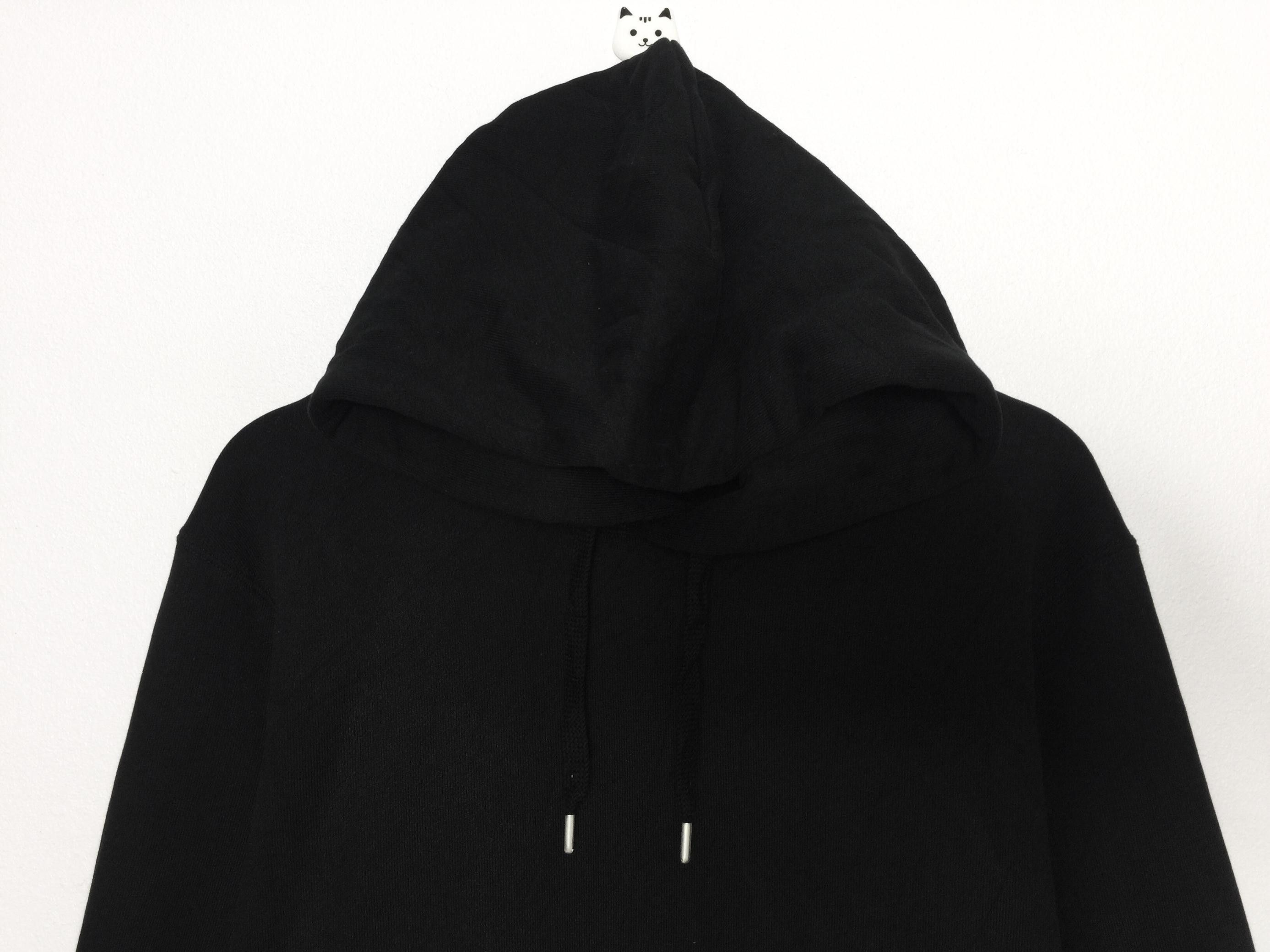 Lemaire × Uniqlo Rare Uniqlo X Lemaire Plain Black Hoodies Size US M / EU 48-50 / 2 - 2 Thumbnail