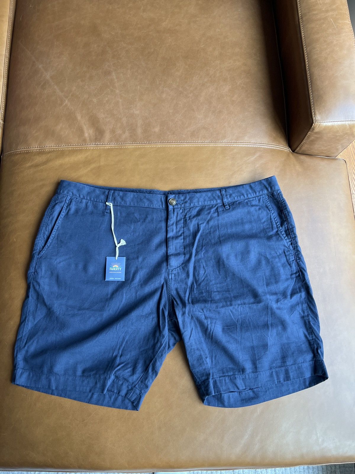 Faherty Flaherty Navy Chino Shorts size 42 Size US 42 / EU 58 - 1 Thumbnail