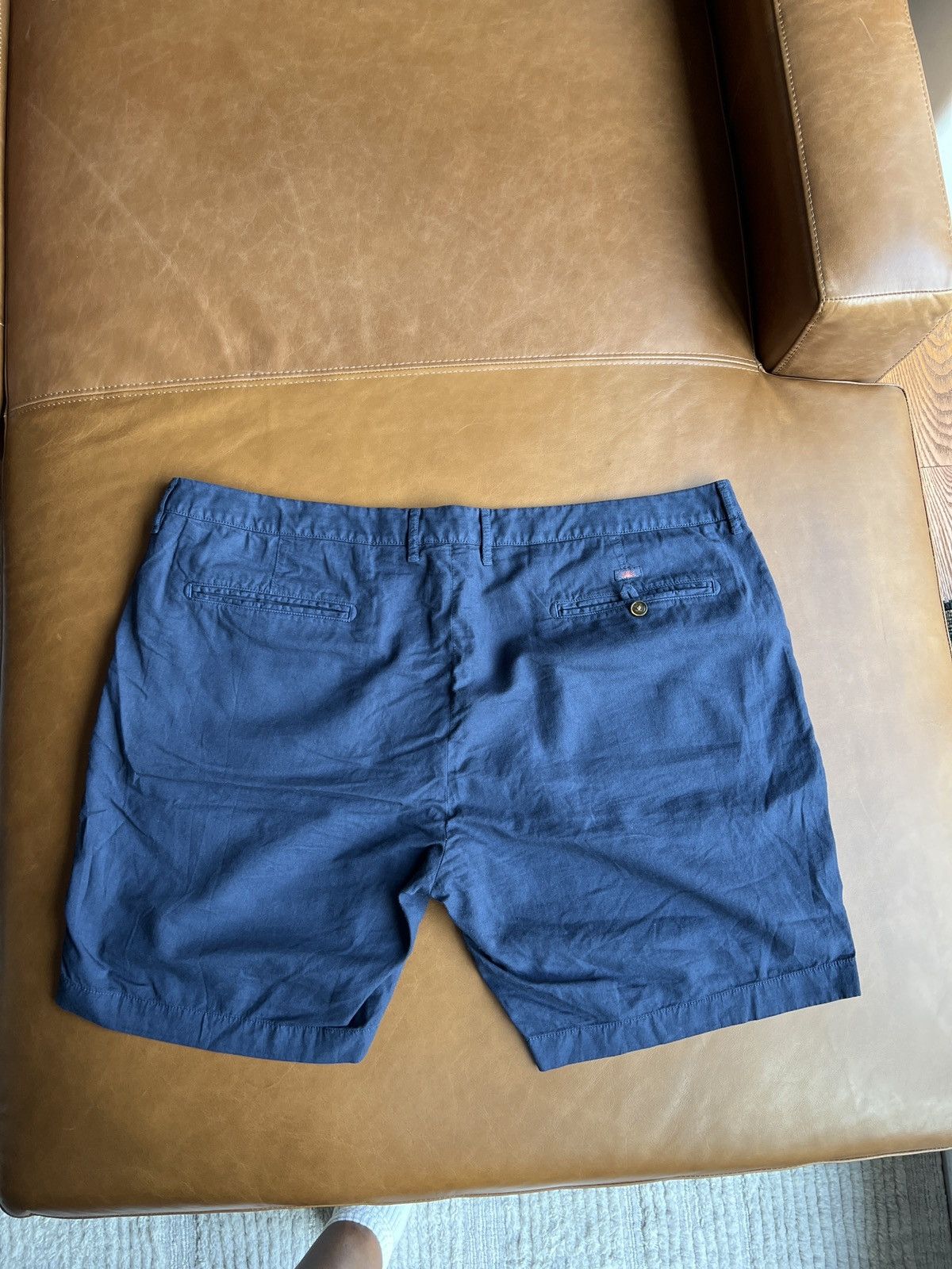 Faherty Flaherty Navy Chino Shorts size 42 Size US 42 / EU 58 - 2 Thumbnail
