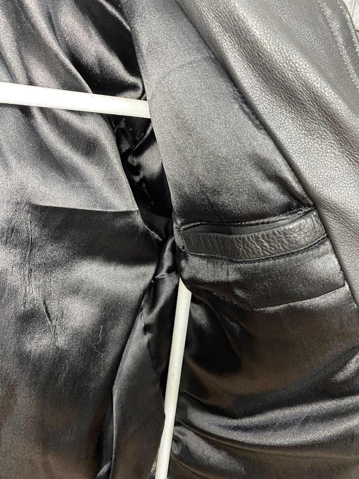 Genuine Leather Louis Vintage 80s 90s Real Cow Leather Biker Jacket Size L Size L / US 10 / IT 46 - 6 Thumbnail