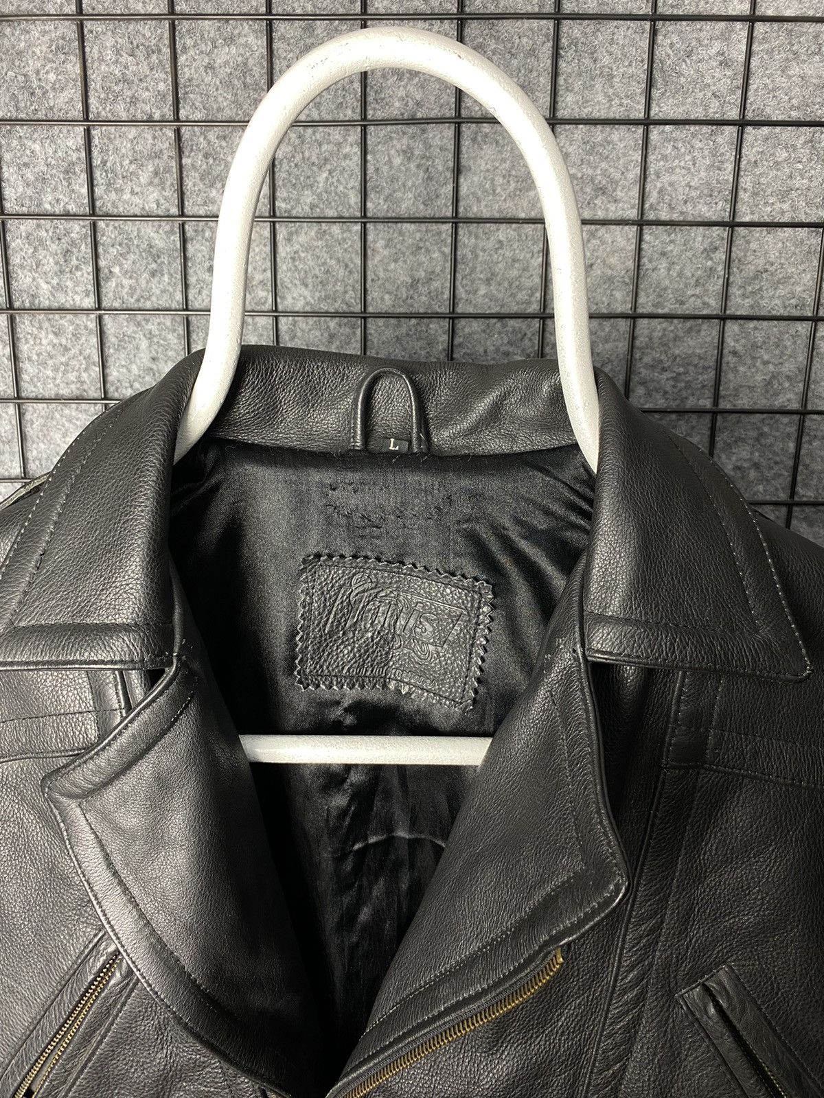 Genuine Leather Louis Vintage 80s 90s Real Cow Leather Biker Jacket Size L Size L / US 10 / IT 46 - 3 Thumbnail