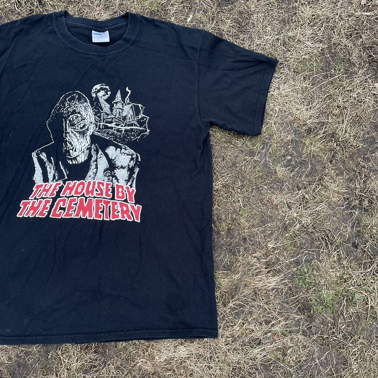 Vintage Vintage 90s Graphic Tee Skull Vamp Dark Grunge Relaxed M Size US M / EU 48-50 / 2 - 3 Thumbnail