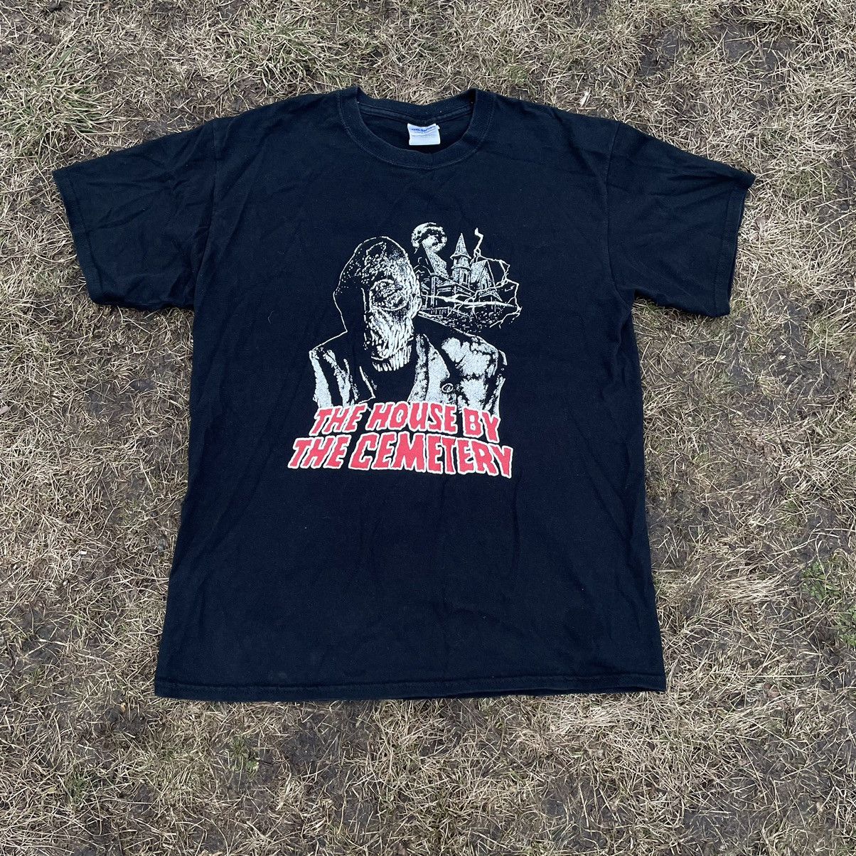 Vintage Vintage 90s Graphic Tee Skull Vamp Dark Grunge Relaxed M Size US M / EU 48-50 / 2 - 1 Thumbnail