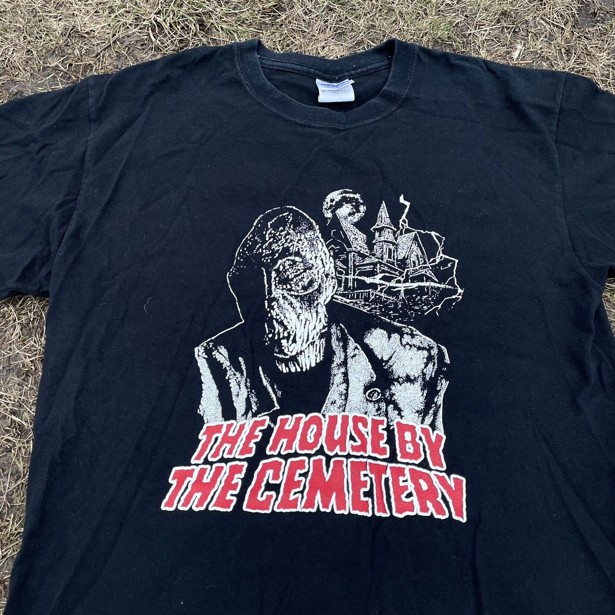 Vintage Vintage 90s Graphic Tee Skull Vamp Dark Grunge Relaxed M Size US M / EU 48-50 / 2 - 4 Thumbnail