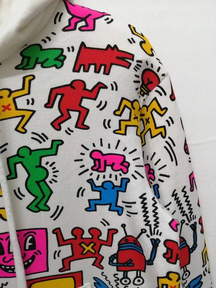 Keith Haring KEITH HARING x BIGBANG Over Print Hoodie Size US M / EU 48-50 / 2 - 3 Thumbnail