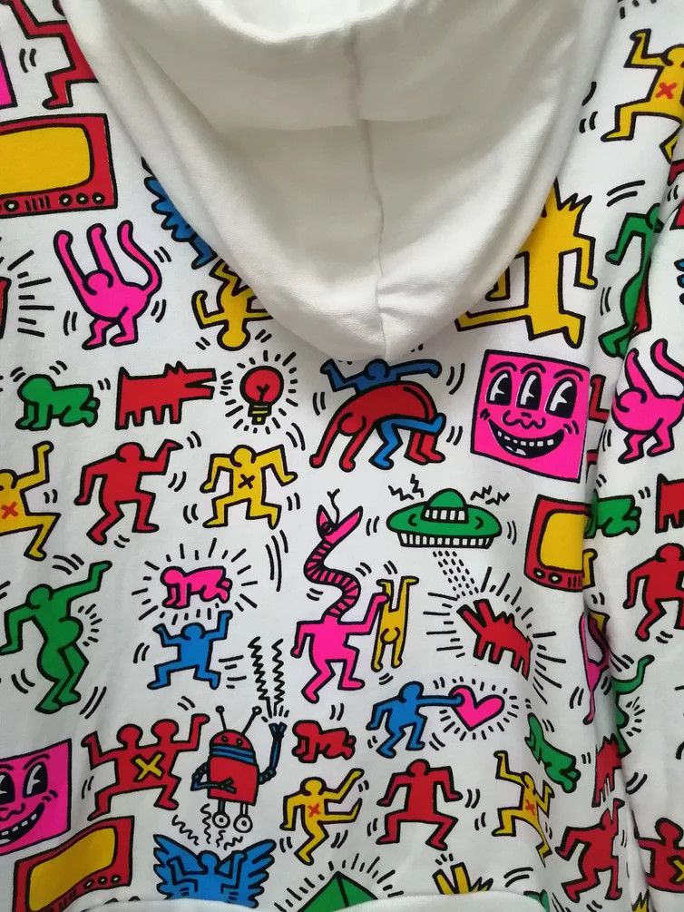 Keith Haring KEITH HARING x BIGBANG Over Print Hoodie Size US M / EU 48-50 / 2 - 6 Thumbnail