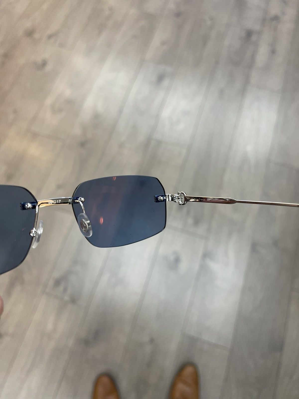 Cartier Cartier Platinum C Decor Sunglasses Size ONE SIZE - 3 Thumbnail