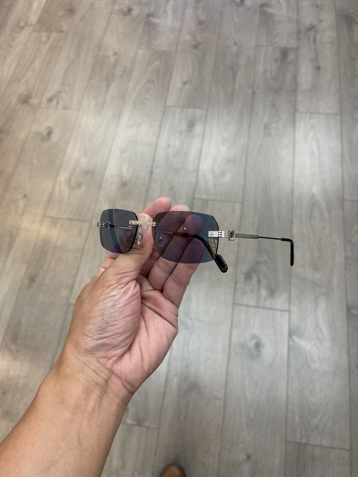 Cartier Cartier Platinum C Decor Sunglasses Size ONE SIZE - 1 Thumbnail