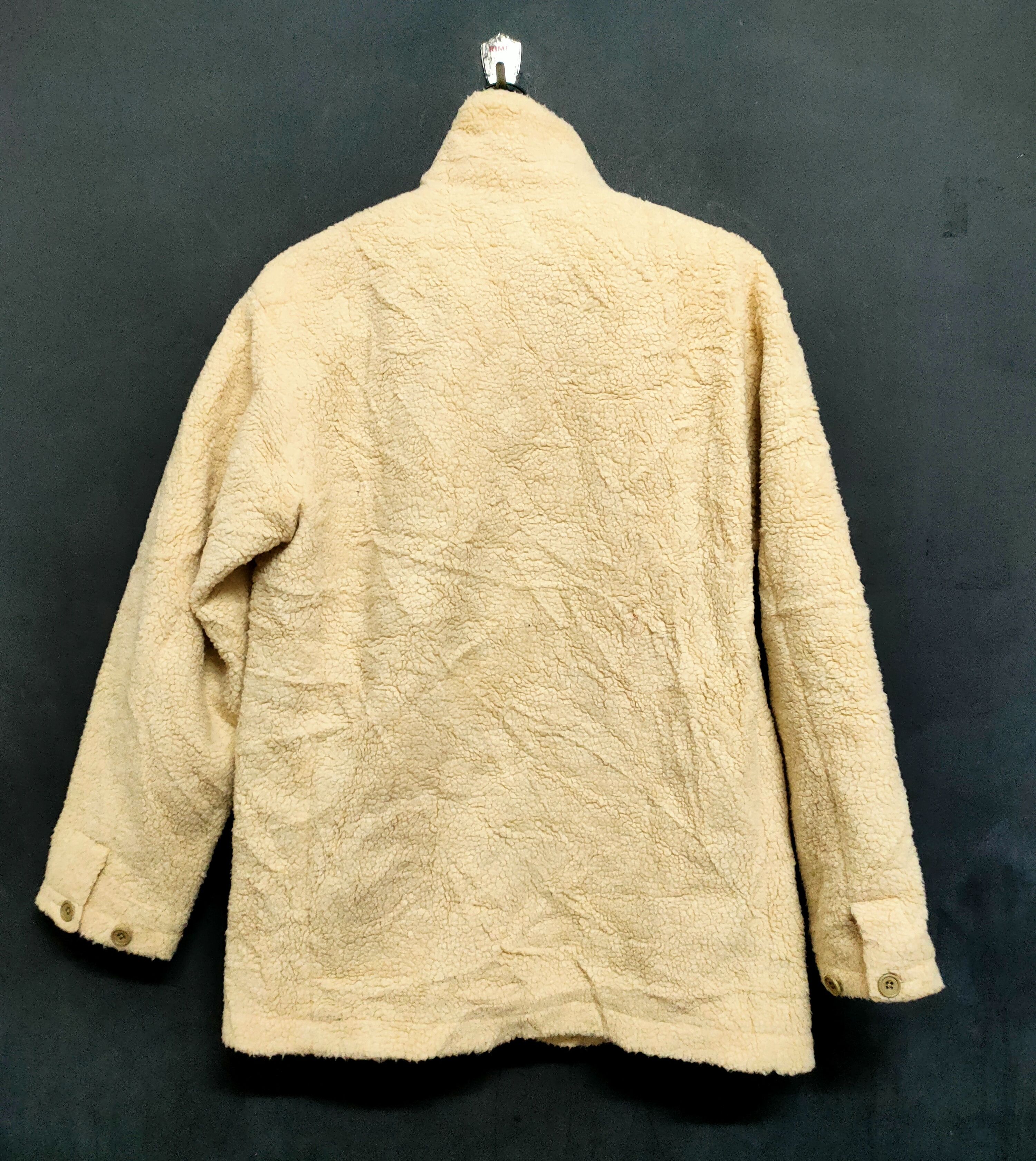 Beams Plus Beams Button Up Fleece Jacket Size US M / EU 48-50 / 2 - 2 Thumbnail