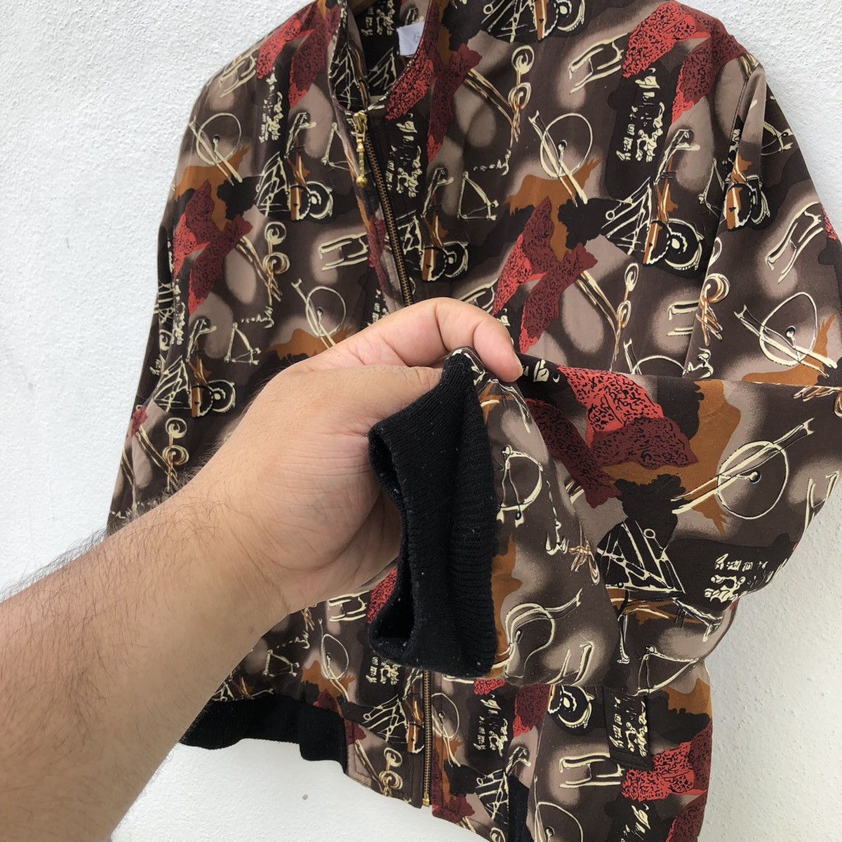 Japanese Brand NAVAJO DESIGN VINTAGE JACKET BATON ROUGE ZIPPER Size US M / EU 48-50 / 2 - 6 Thumbnail