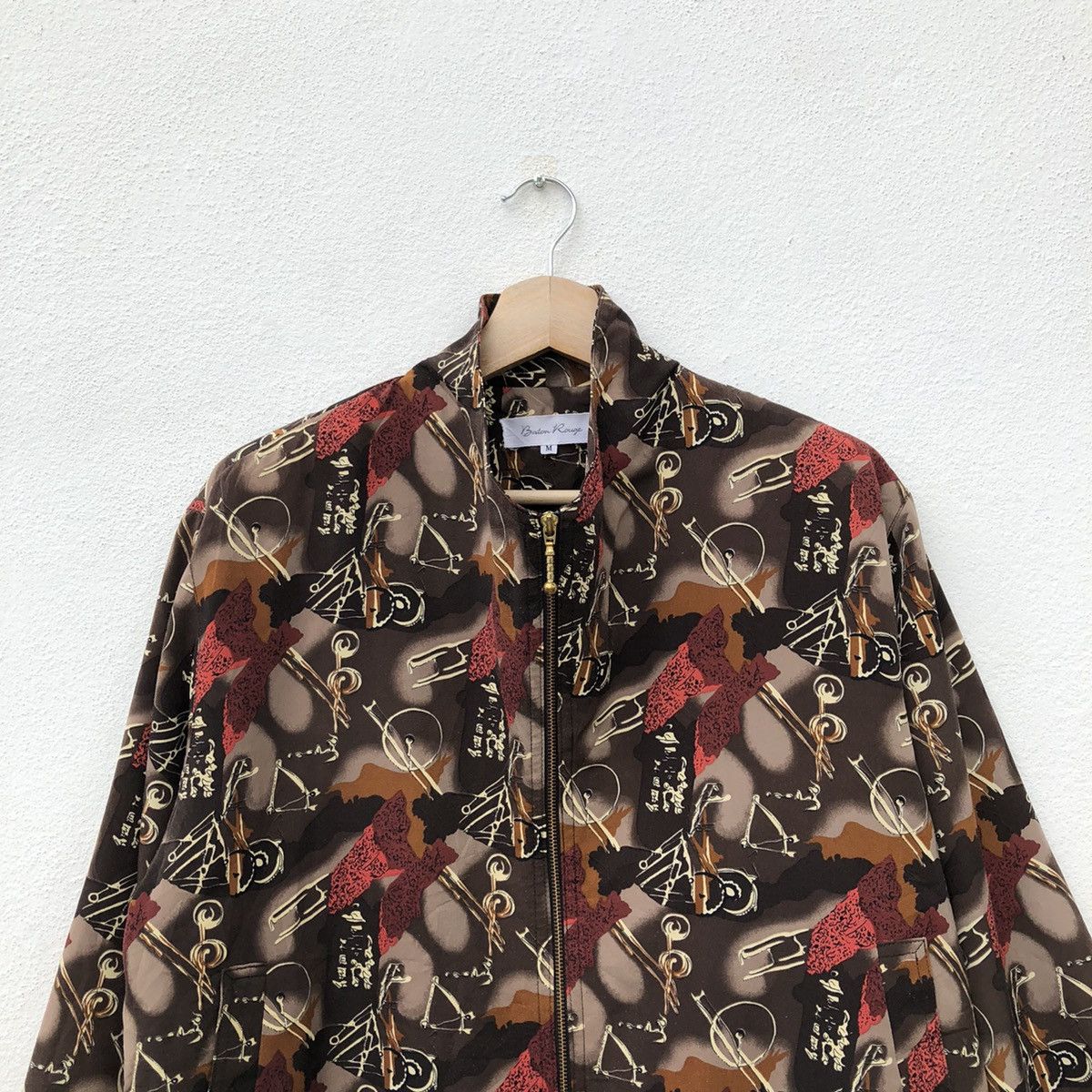 Japanese Brand NAVAJO DESIGN VINTAGE JACKET BATON ROUGE ZIPPER Size US M / EU 48-50 / 2 - 3 Thumbnail