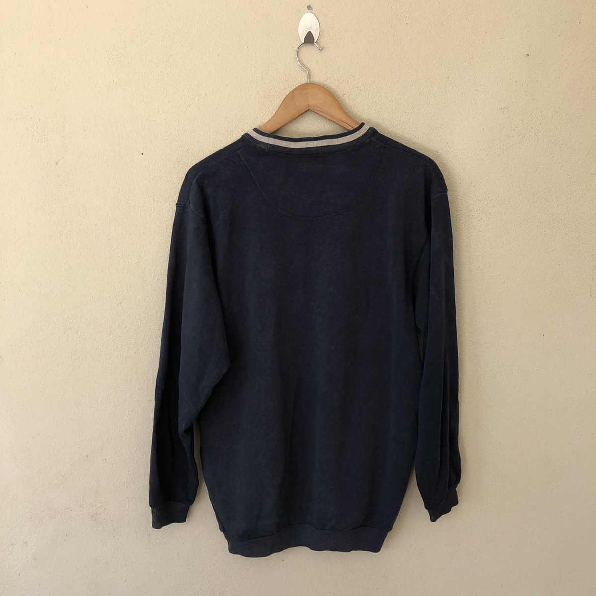 Vintage ENRICO COVERI BANDIERA CREWNECK BIG LOGO Size US L / EU 52-54 / 3 - 6 Thumbnail