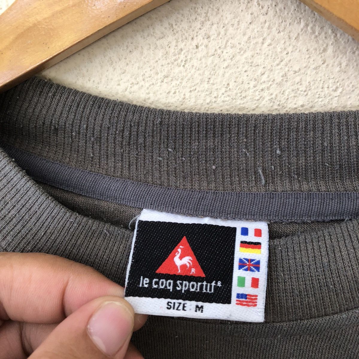 Le Coq Sportif VINTAGE 90’s LE COQ SPORTIF SWEATSHIRT BIG LOGO Size US M / EU 48-50 / 2 - 9 Thumbnail