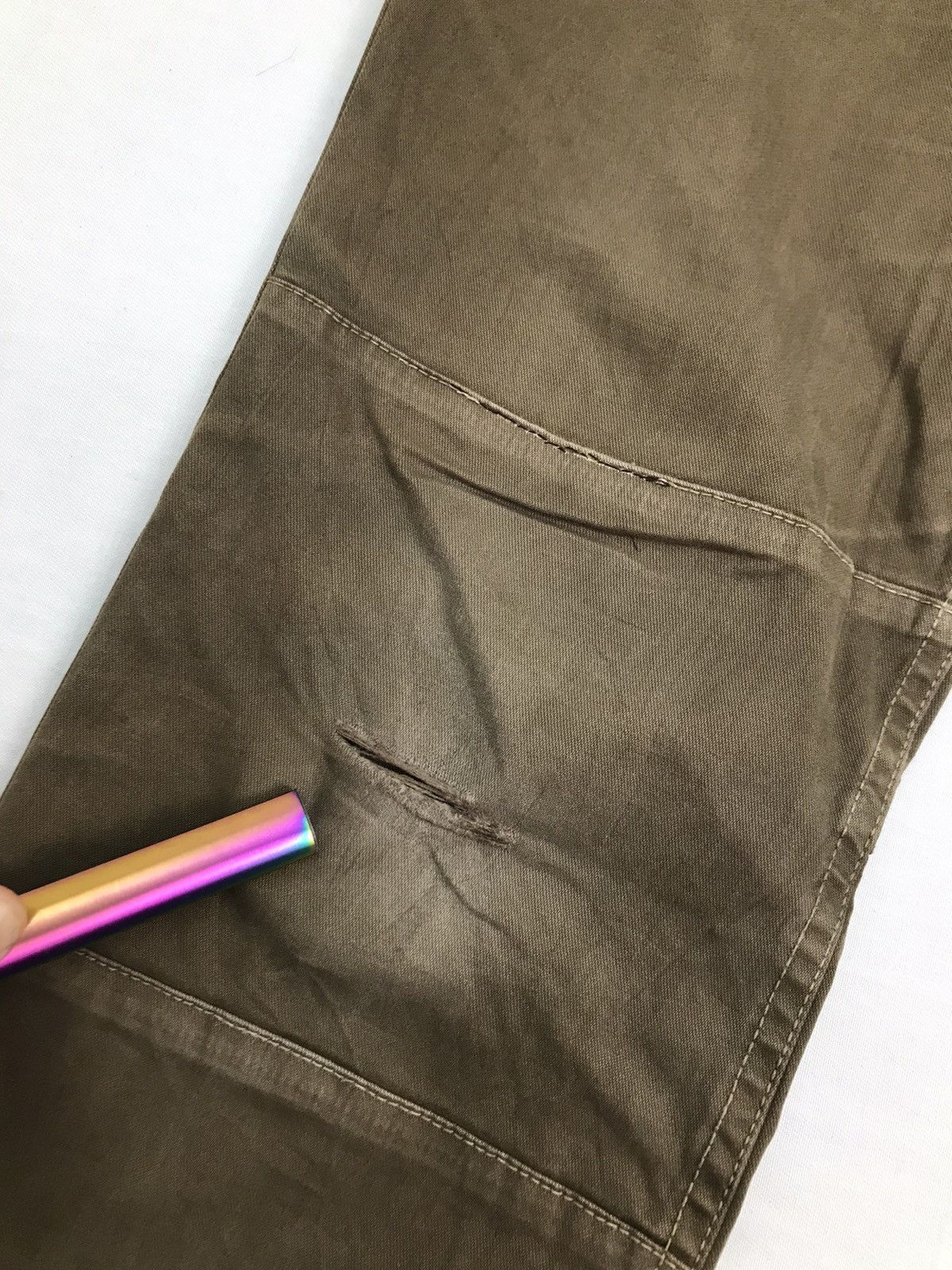 Japanese Brand CUSTOM CULTURE Bush Multipocket Baker Pants Size US 31 - 7 Thumbnail