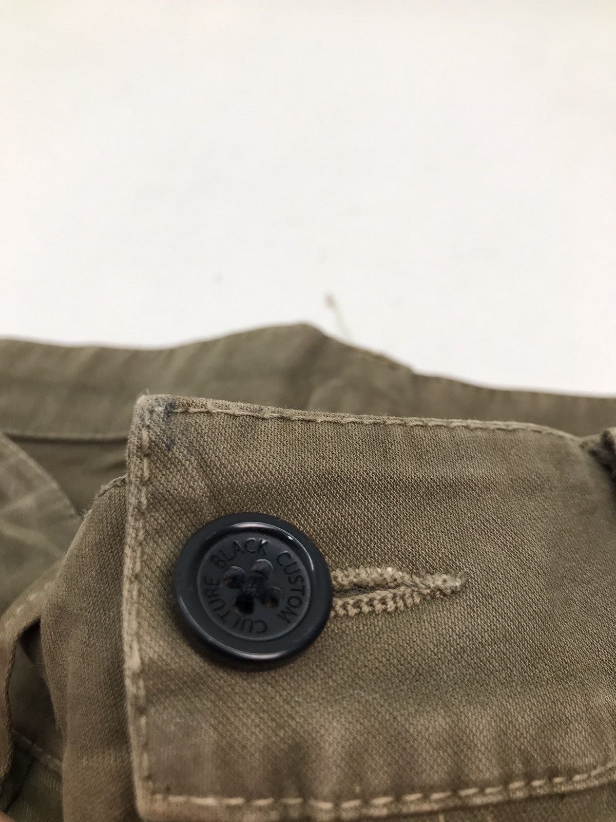 Japanese Brand CUSTOM CULTURE Bush Multipocket Baker Pants Size US 31 - 11 Thumbnail