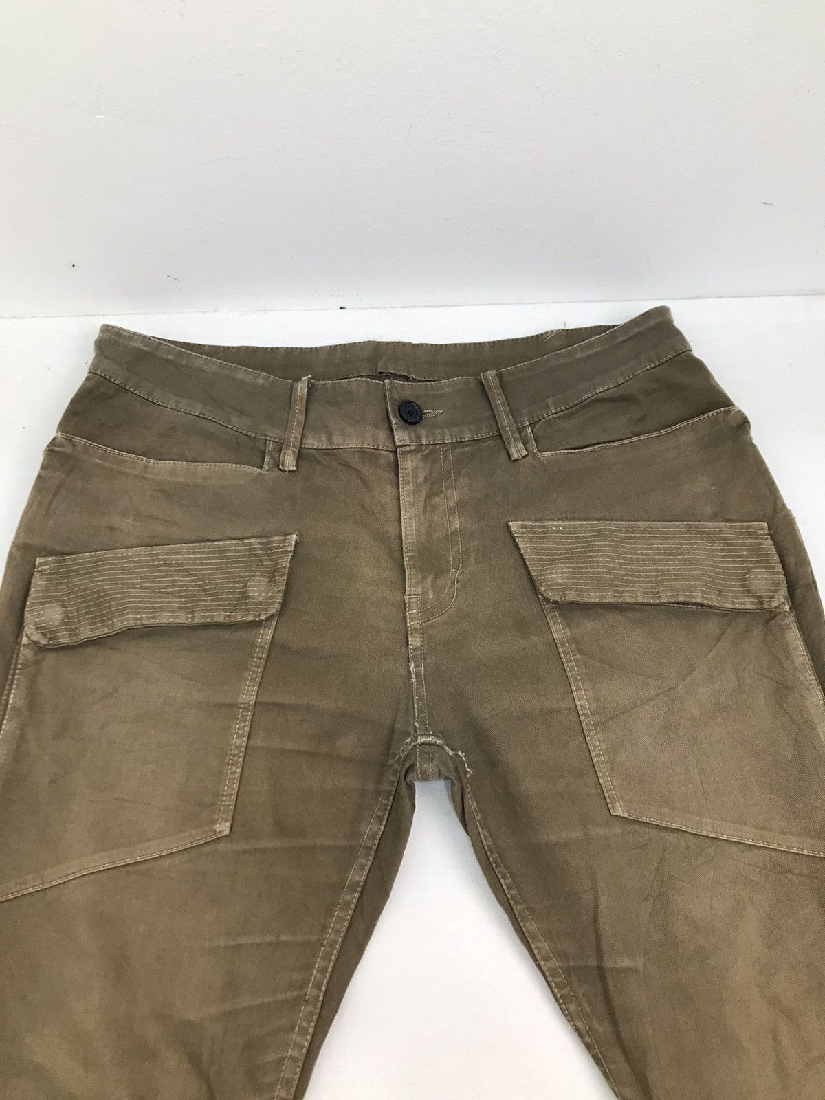 Japanese Brand CUSTOM CULTURE Bush Multipocket Baker Pants Size US 31 - 3 Thumbnail