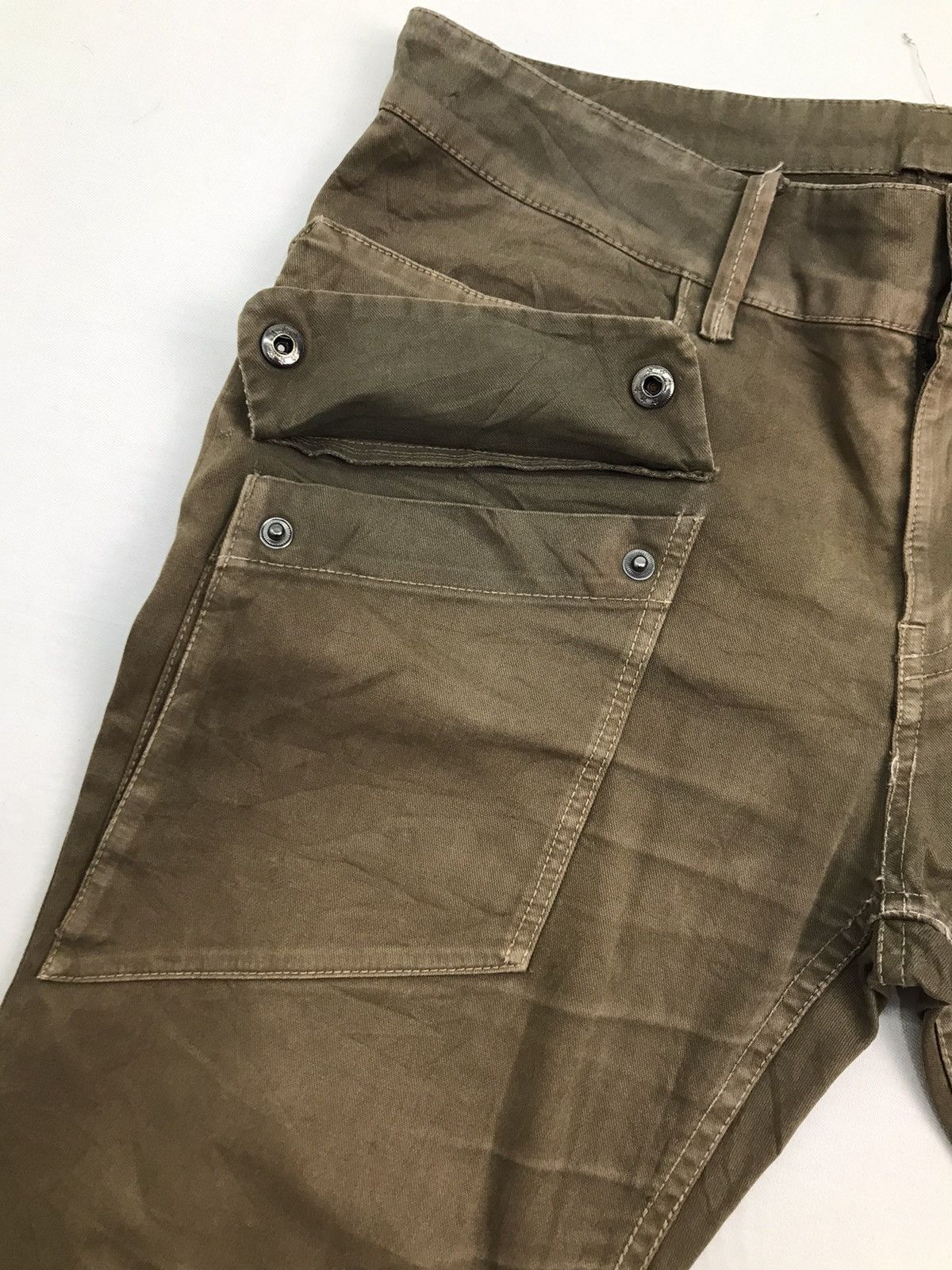 Japanese Brand CUSTOM CULTURE Bush Multipocket Baker Pants Size US 31 - 12 Thumbnail