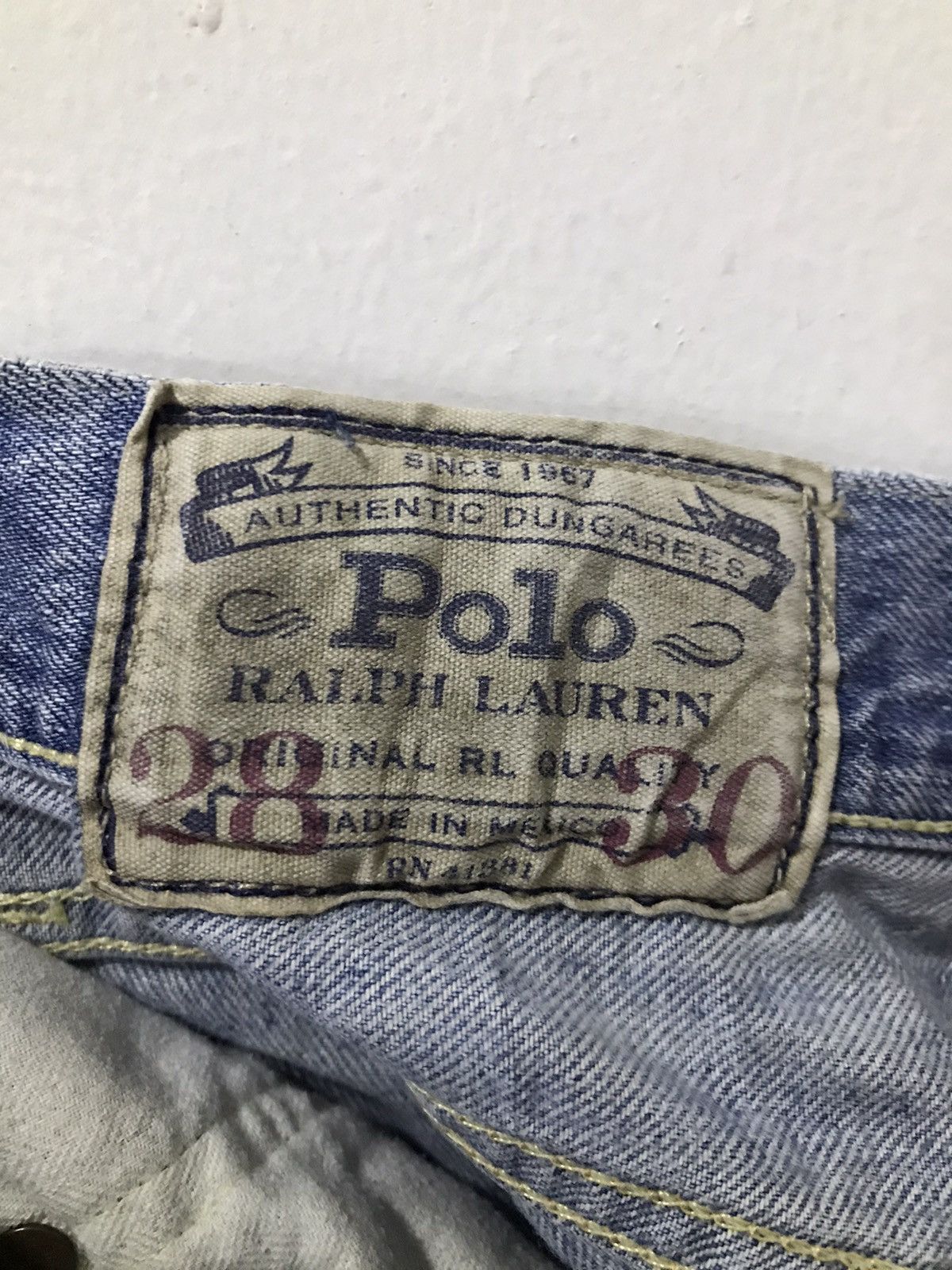 Polo Ralph Lauren POLO RALPH LAUREN Distressed denim Jeans Size US 28 / EU 44 - 17 Thumbnail