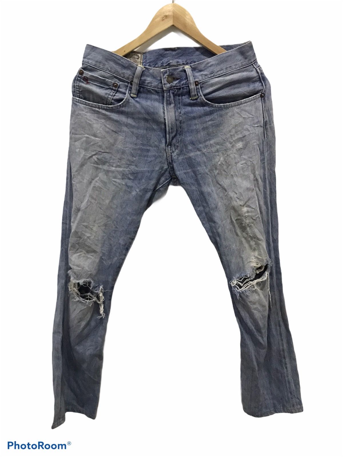 POLO RALPH LAUREN Distressed denim Jeans