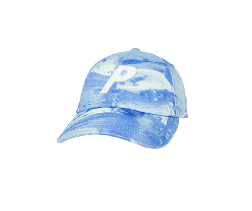 image of Hypebeast x Palace P 6-Panel Ultimate Chill in Blue, Men's