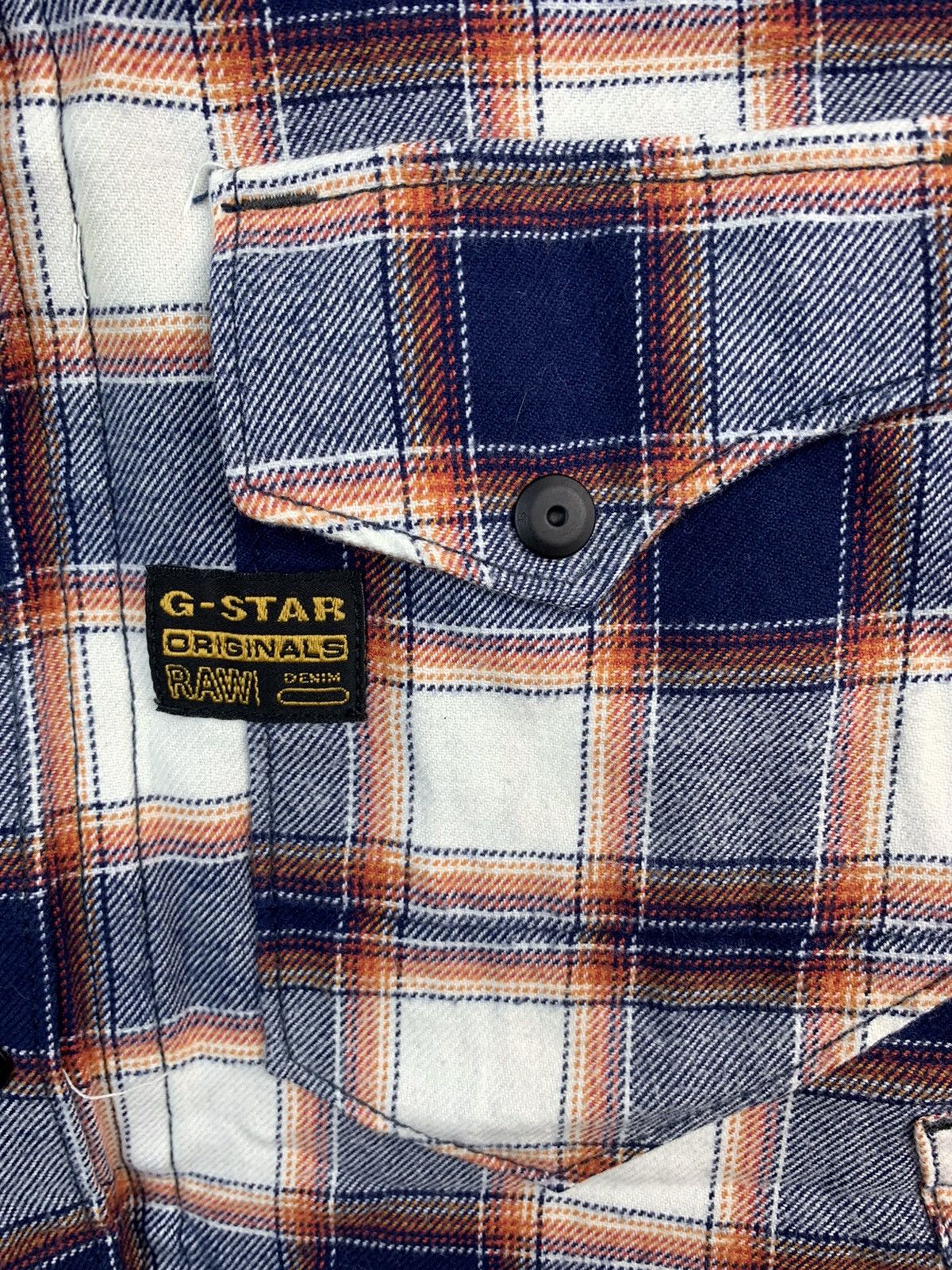 Flannel × G-Star G-Star Raw Marshall Windsor Shirt Flannel Size US L / EU 52-54 / 3 - 8 Thumbnail