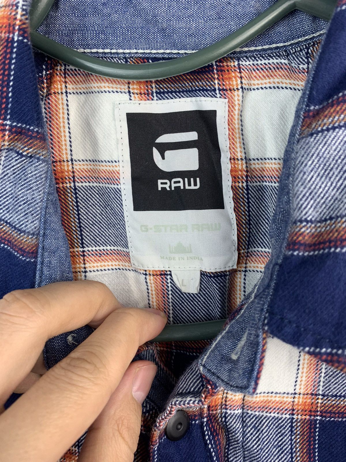 Flannel × G-Star G-Star Raw Marshall Windsor Shirt Flannel Size US L / EU 52-54 / 3 - 6 Thumbnail