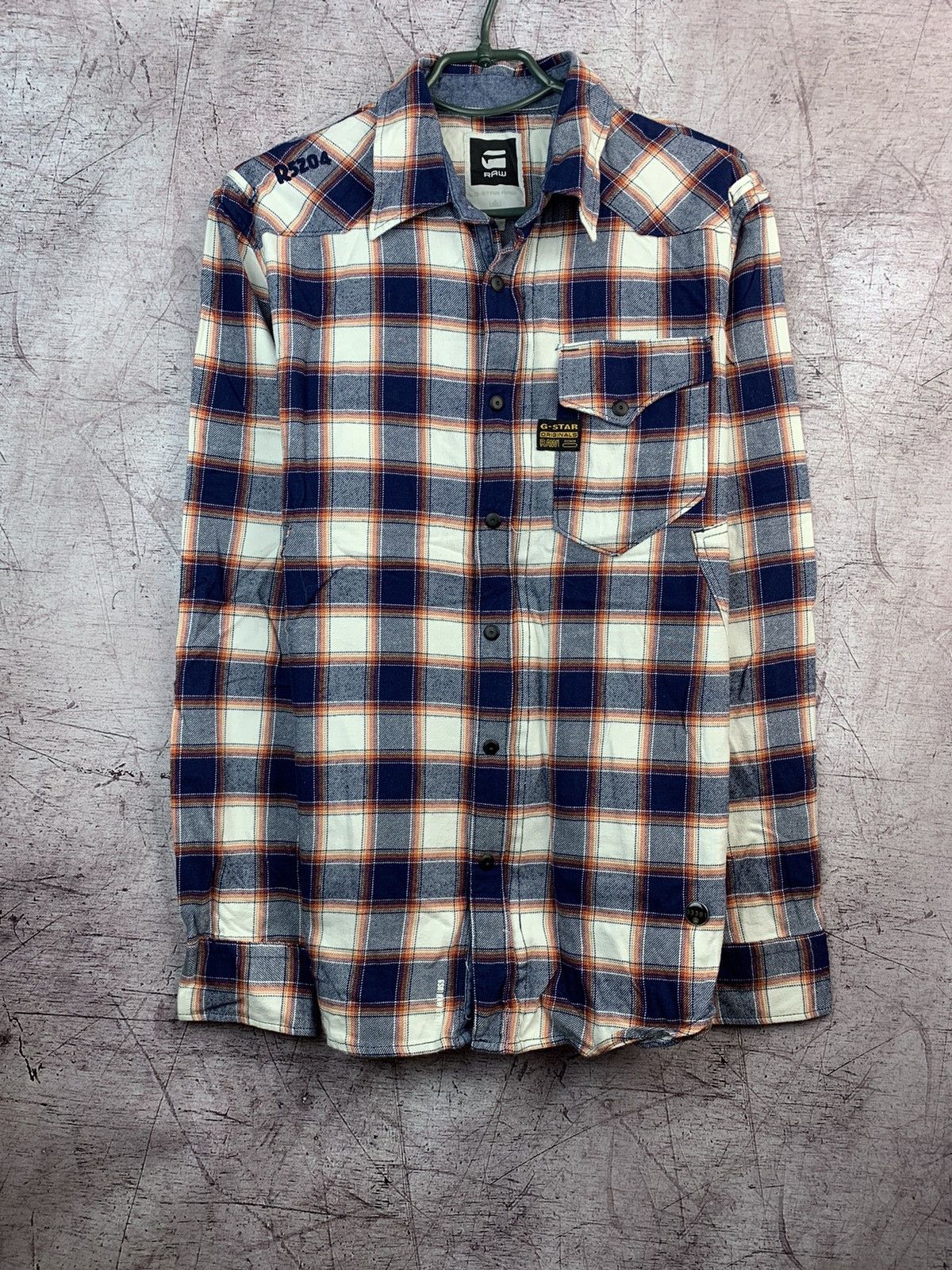 Flannel × G-Star G-Star Raw Marshall Windsor Shirt Flannel Size US L / EU 52-54 / 3 - 2 Thumbnail