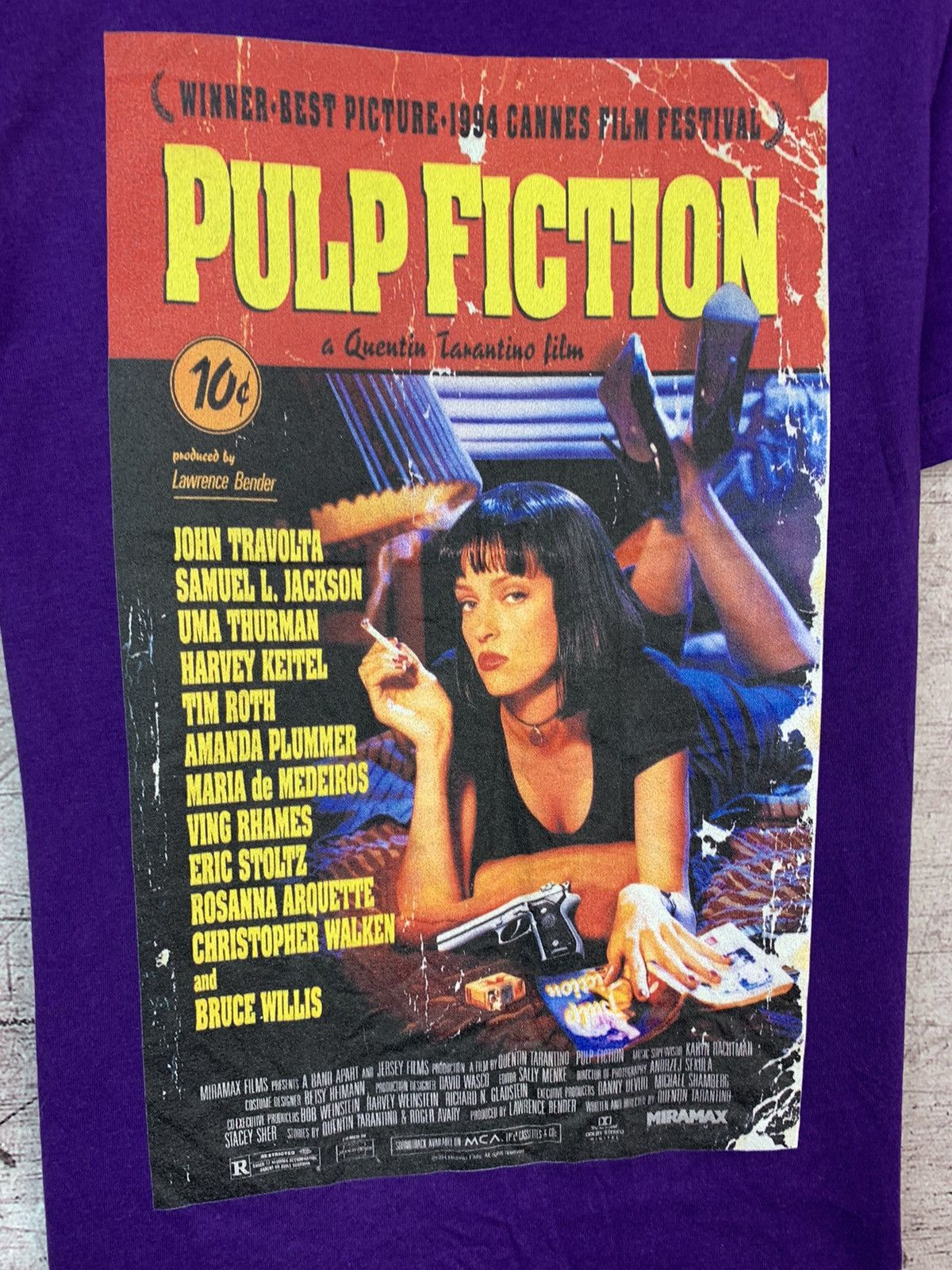 Rap Tees × Vintage Vintage Pulp Fiction Movie T Shirt Size US S / EU 44-46 / 1 - 2 Thumbnail