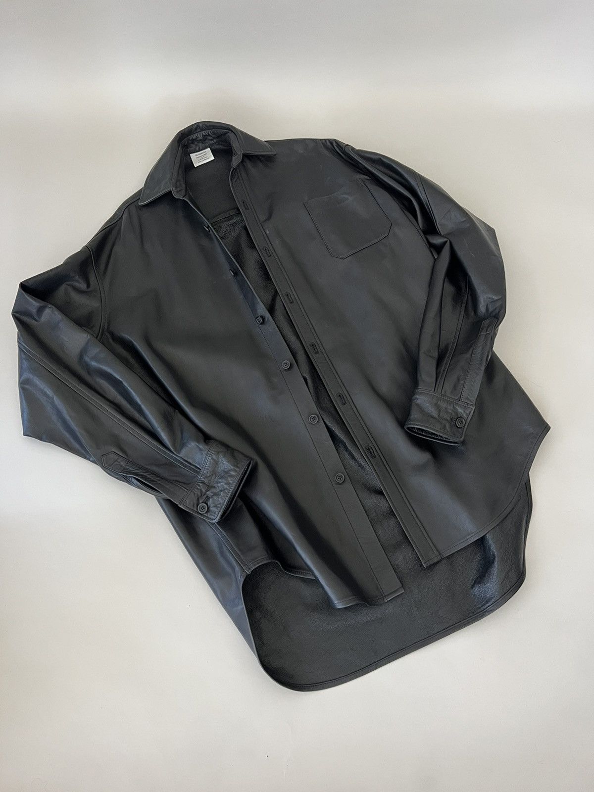 Vetements FW16 Oversized Leather Shirt Size US M / EU 48-50 / 2 - 4 Thumbnail