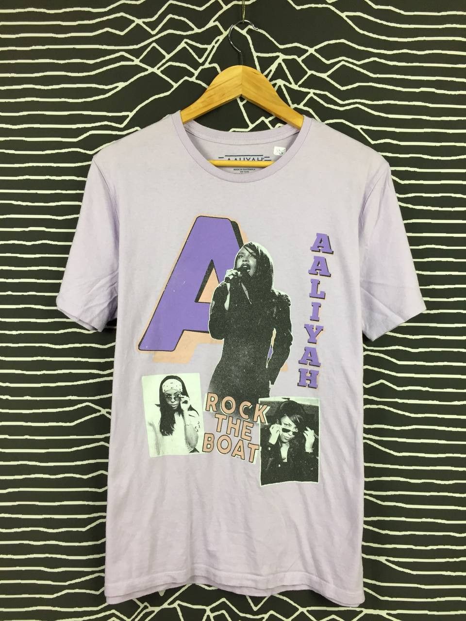Rap Tees Aaliyah Rock The Boat Solo Singer Rap Tees Size US L / EU 52-54 / 3 - 1 Thumbnail